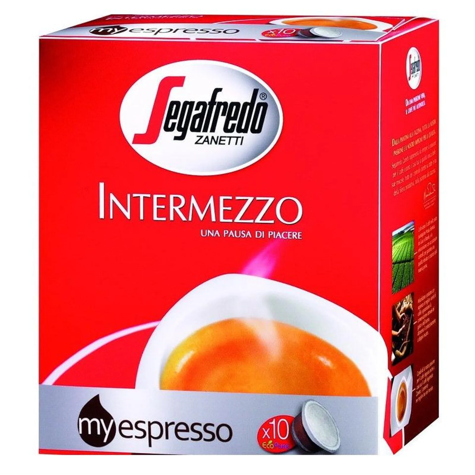 Caps Myespresso 10pz Intermezzo Seegafredo