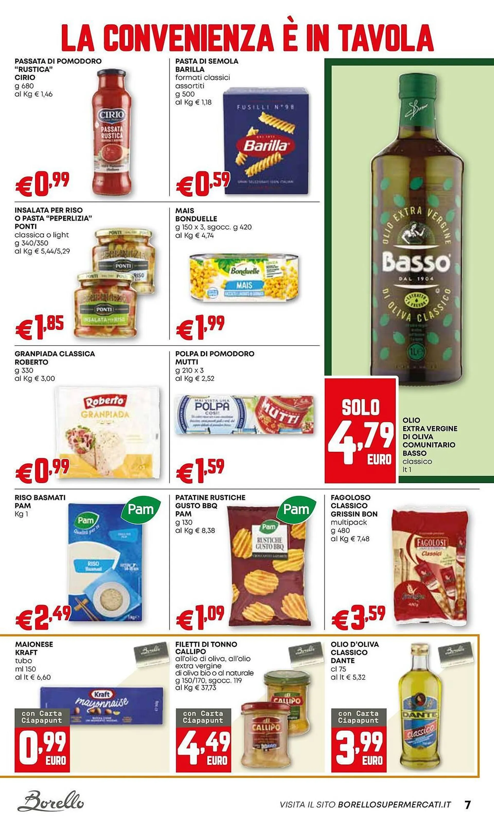 Volantino Borello Supermercati da 29 maggio a 11 giugno di 2025 - Pagina del volantino 7