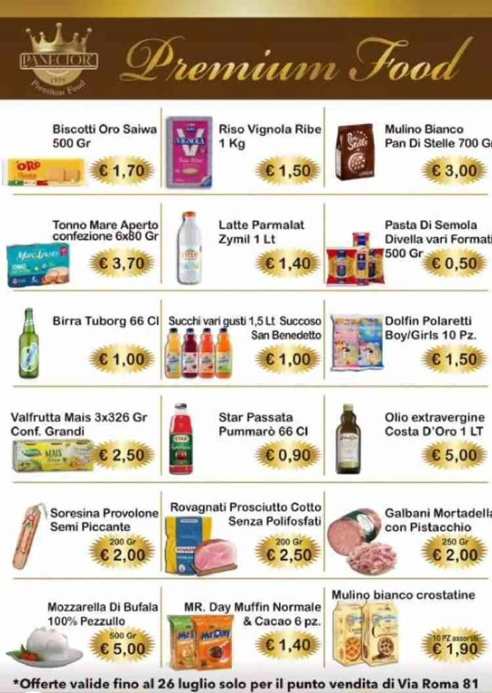 Volantino Mercati Alimentari da 17 luglio a 26 luglio di 2025 - Pagina del volantino 1