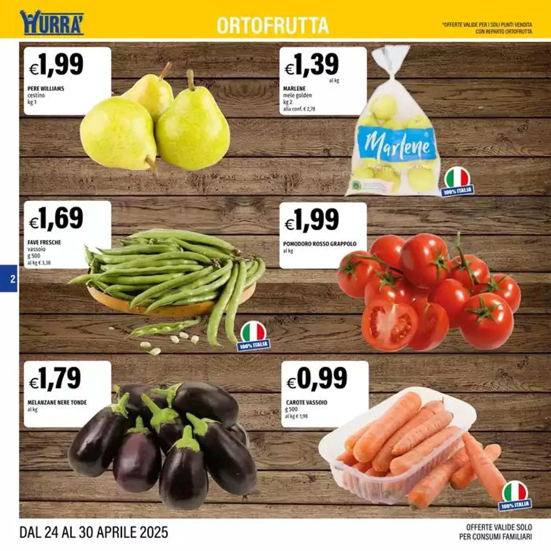 Offerte Hurrà Discount da 24 aprile a 30 aprile di 2025 - Pagina del volantino 2