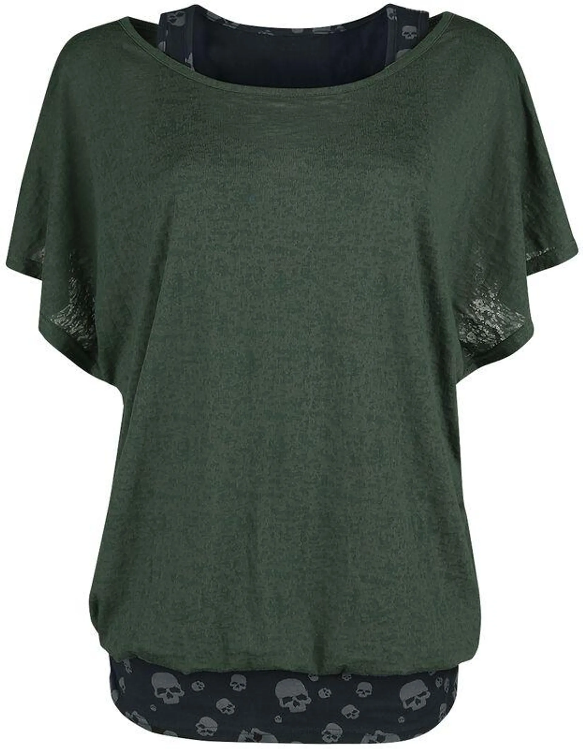 Camiseta Verde de Black Premium by EMP