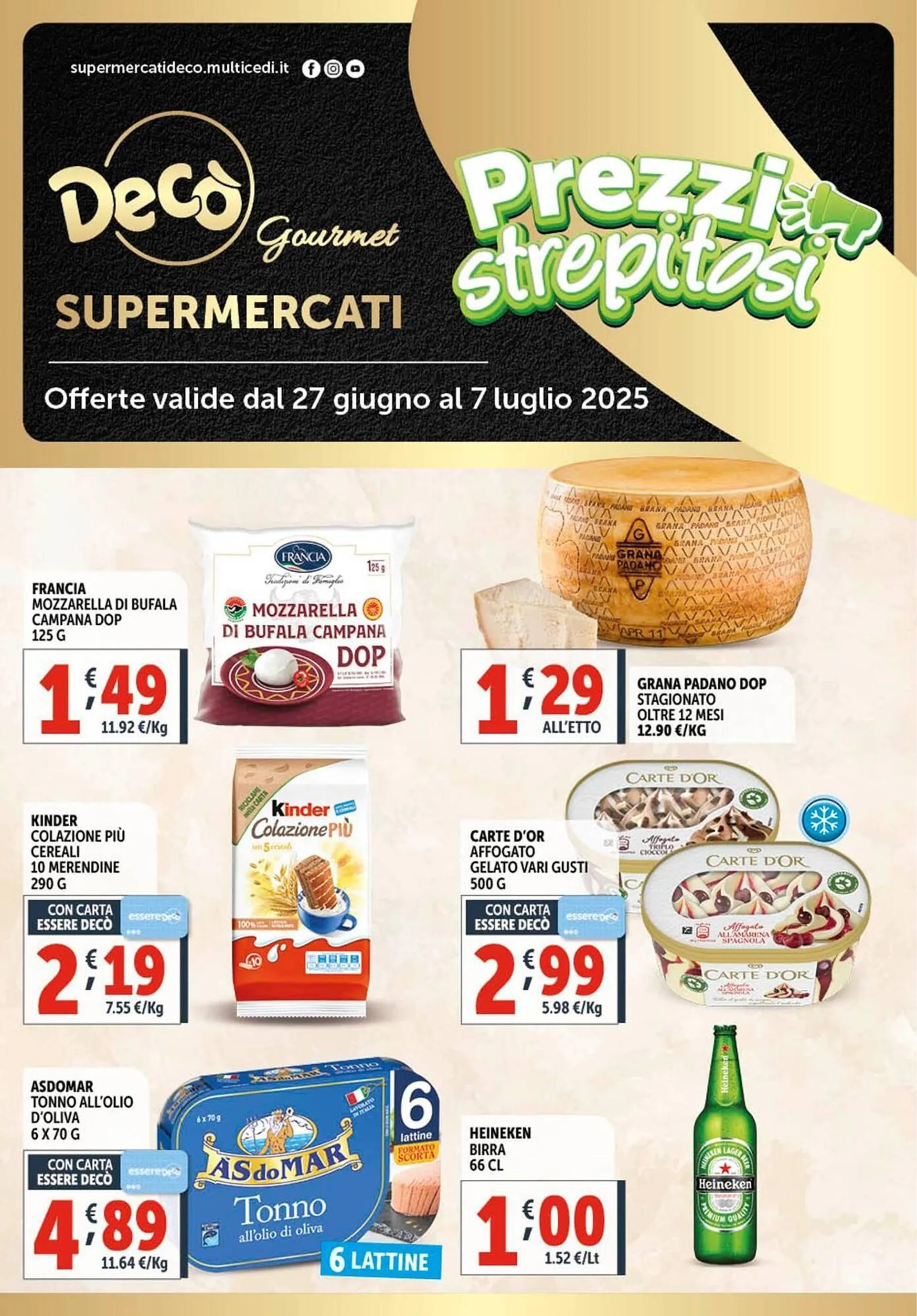 Volantino Gourmet Déco da 27 giugno a 7 luglio di 2025 - Pagina del volantino 1