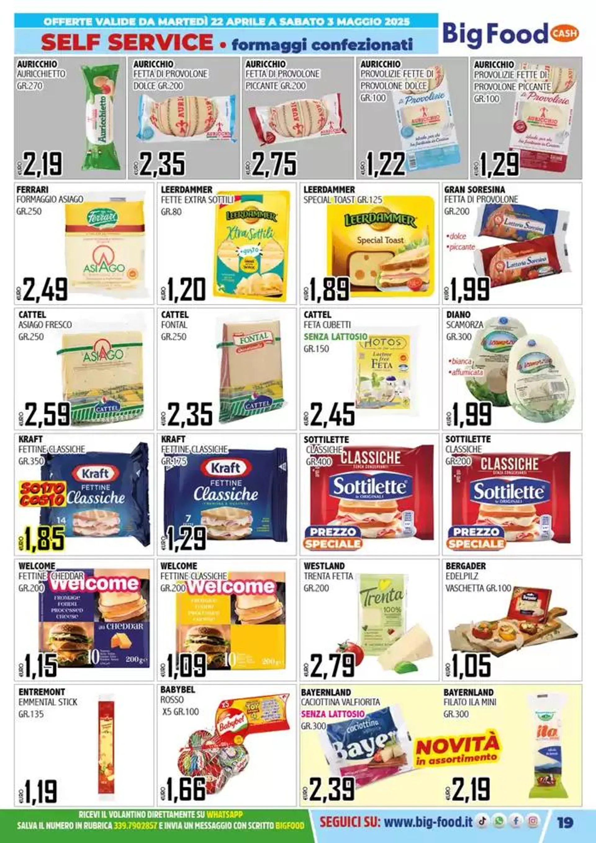 Mega Offerte  da 22 aprile a 3 maggio di 2025 - Pagina del volantino 19