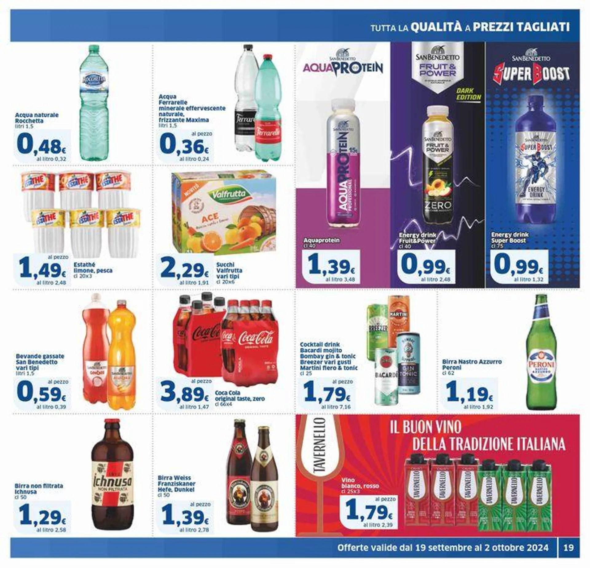 Offerte che fruttano bene! + Speciale colazione , Superstore da 19 settembre a 2 ottobre di 2024 - Pagina del volantino 19