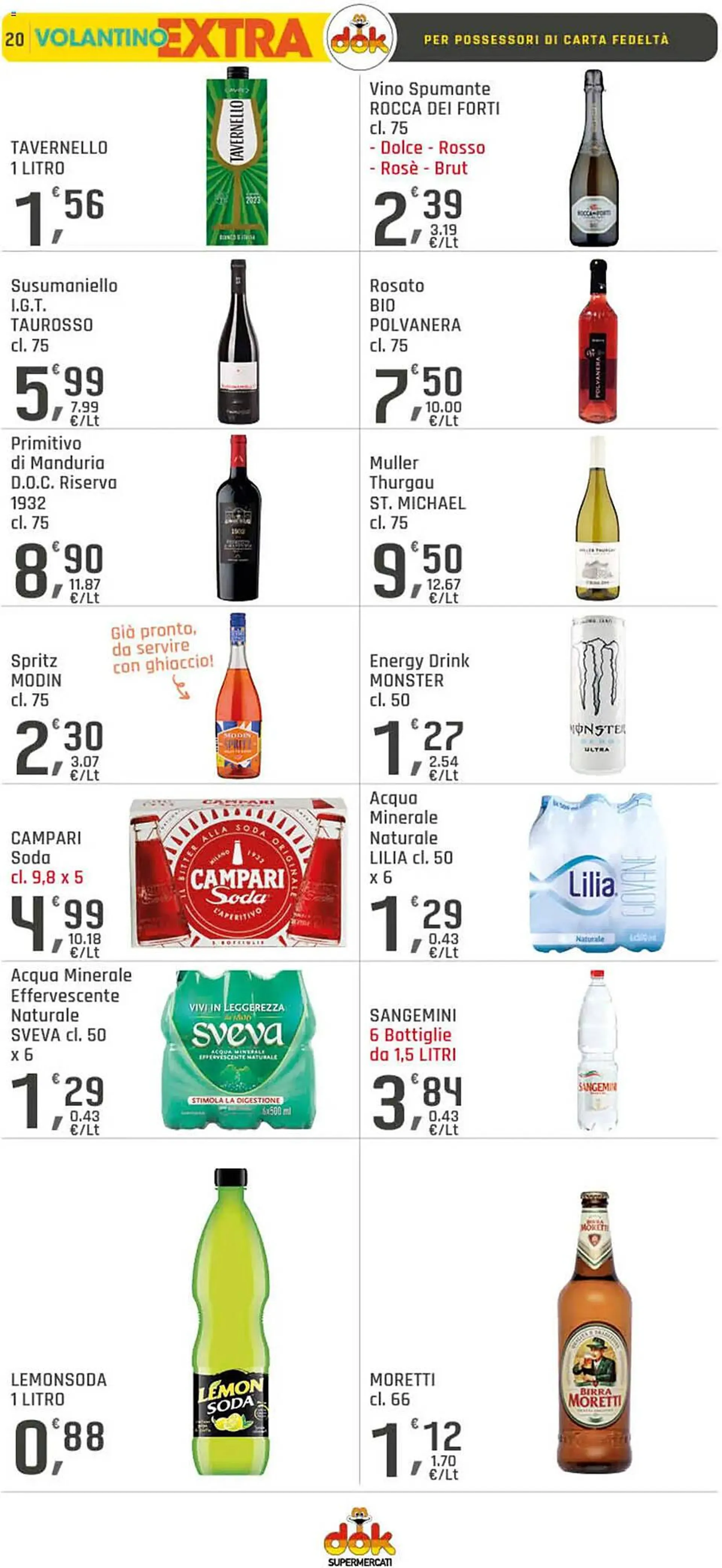 Volantino Supermercati Dok da 24 aprile a 30 aprile di 2025 - Pagina del volantino 20