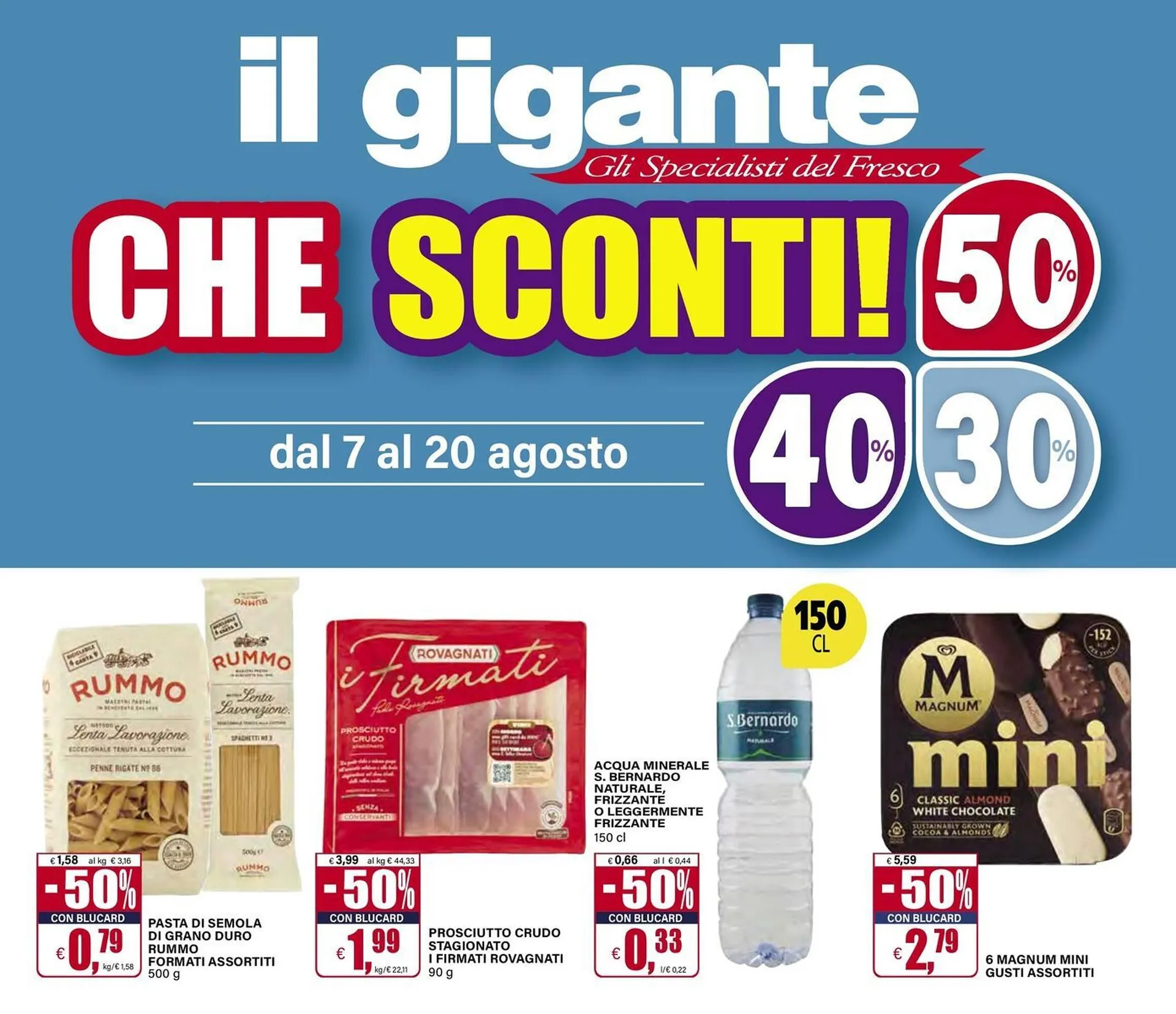 Volantino Il Gigante da 7 agosto a 20 agosto di 2025 - Pagina del volantino 1