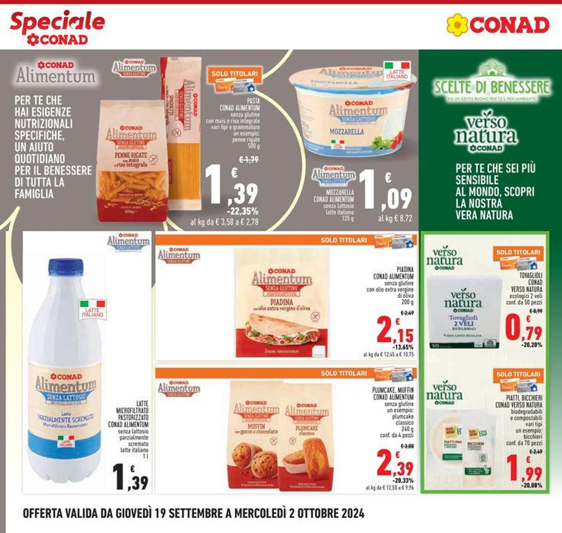 Speciale Conad da 19 settembre a 2 ottobre di 2024 - Pagina del volantino 6