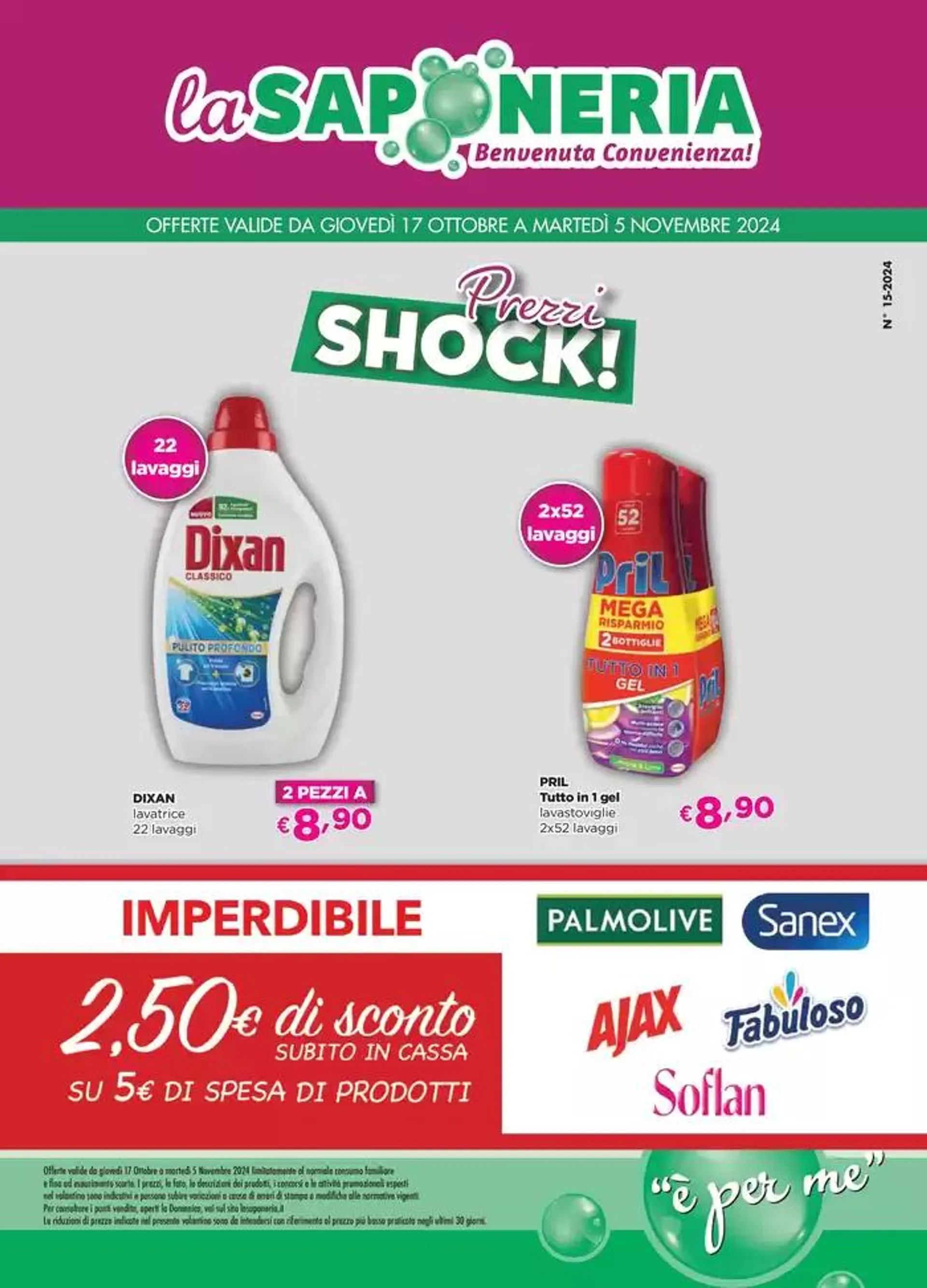 Prezzi shock! da 17 ottobre a 5 novembre di 2024 - Pagina del volantino 1