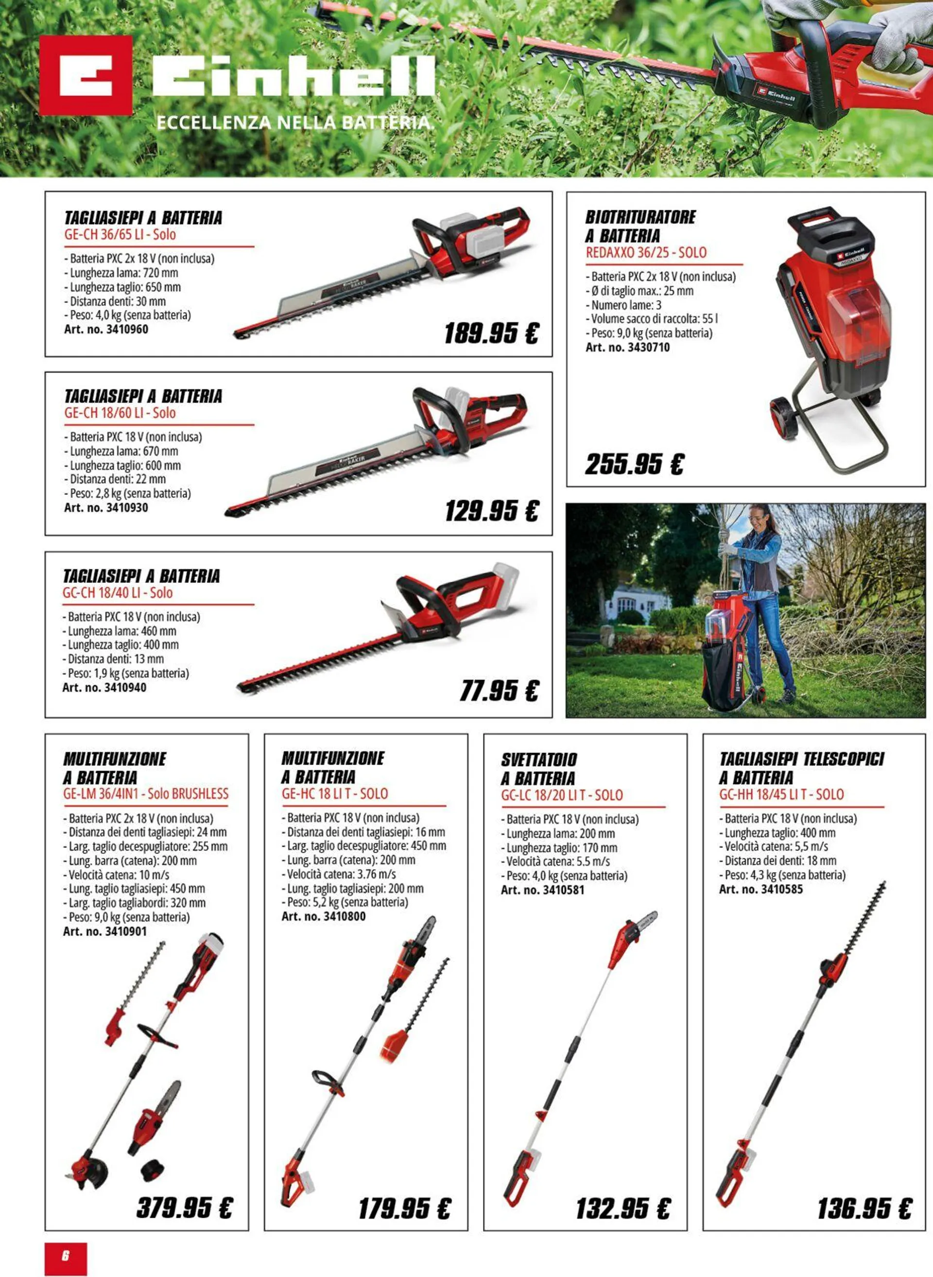 Einhell da 8 maggio a 8 giugno di 2025 - Pagina del volantino 6