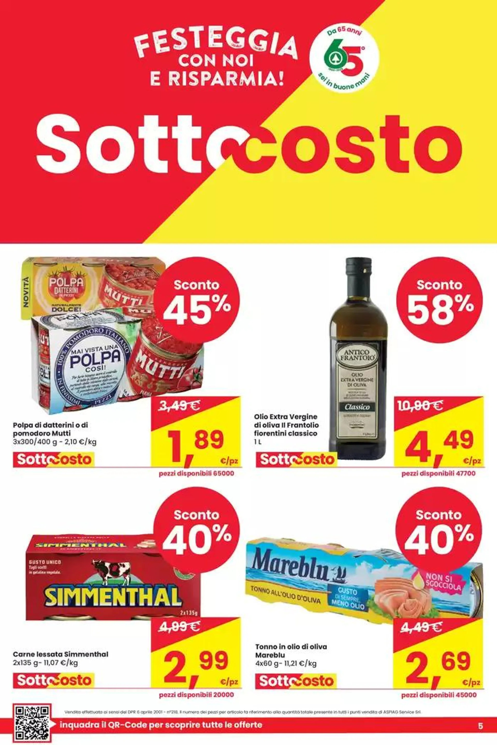 Sottocosto  da 15 maggio a 28 maggio di 2025 - Pagina del volantino 5