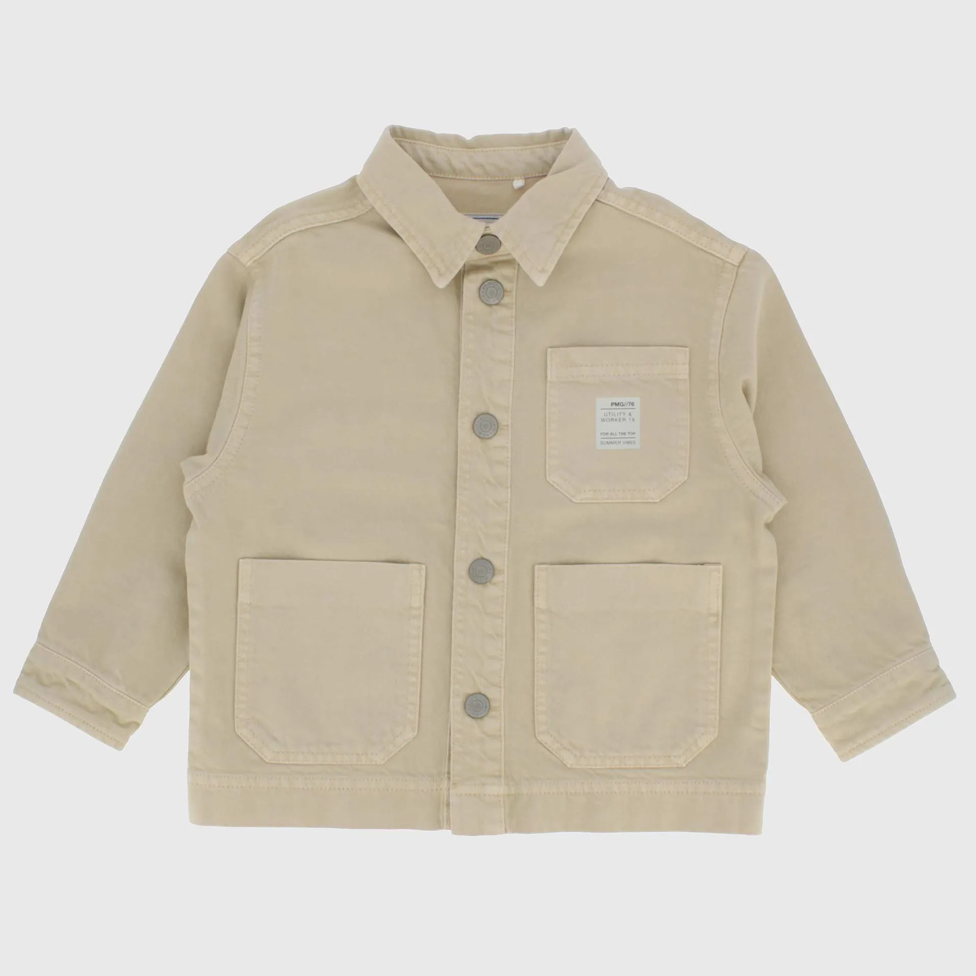 Overshirt da Bambino, BEIGE