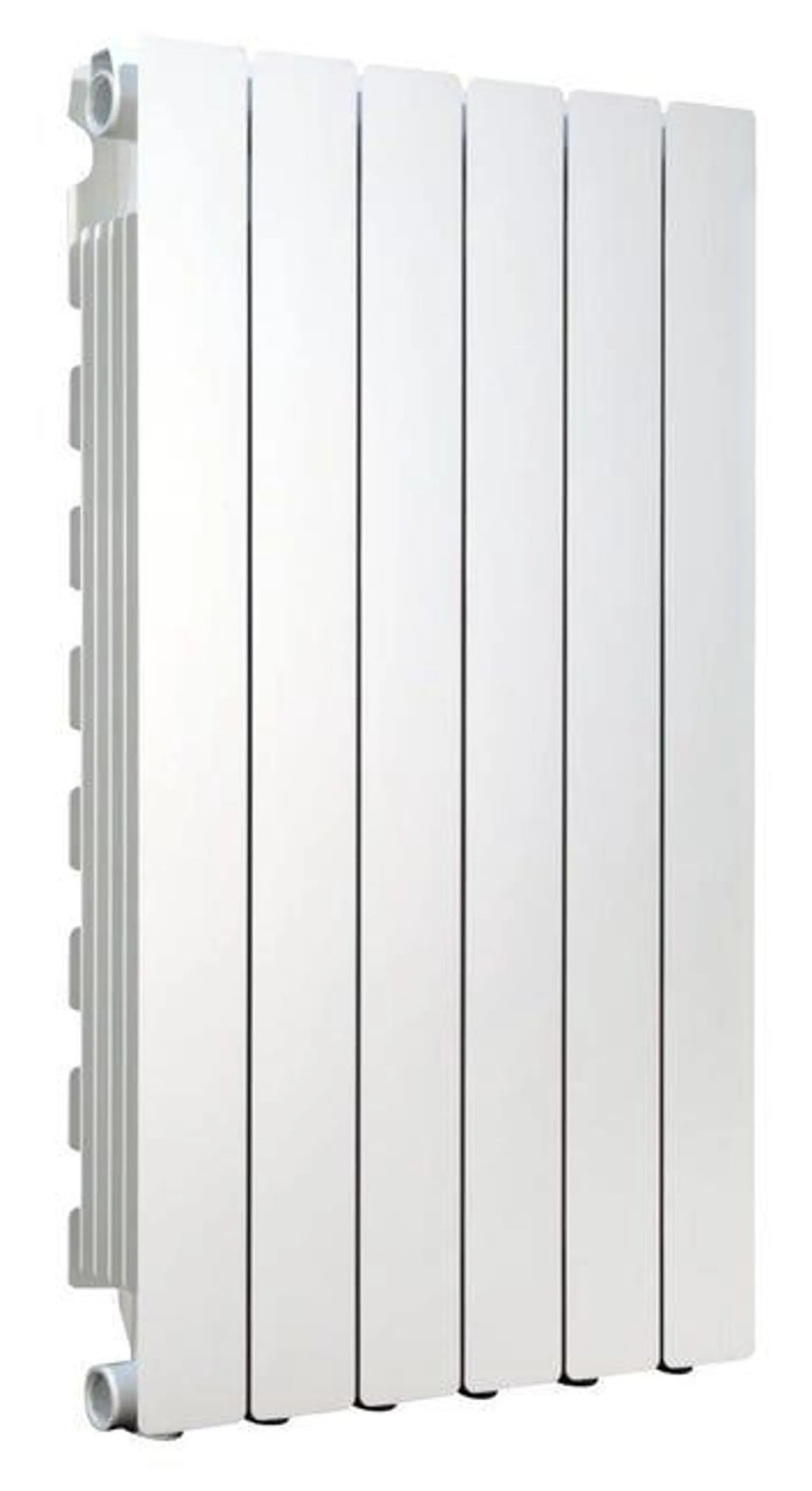 Radiatore acqua calda PRODIGE Modern in alluminio, 6 elementi interasse 80 cm, bianco Vedi i dettagli del prodotto