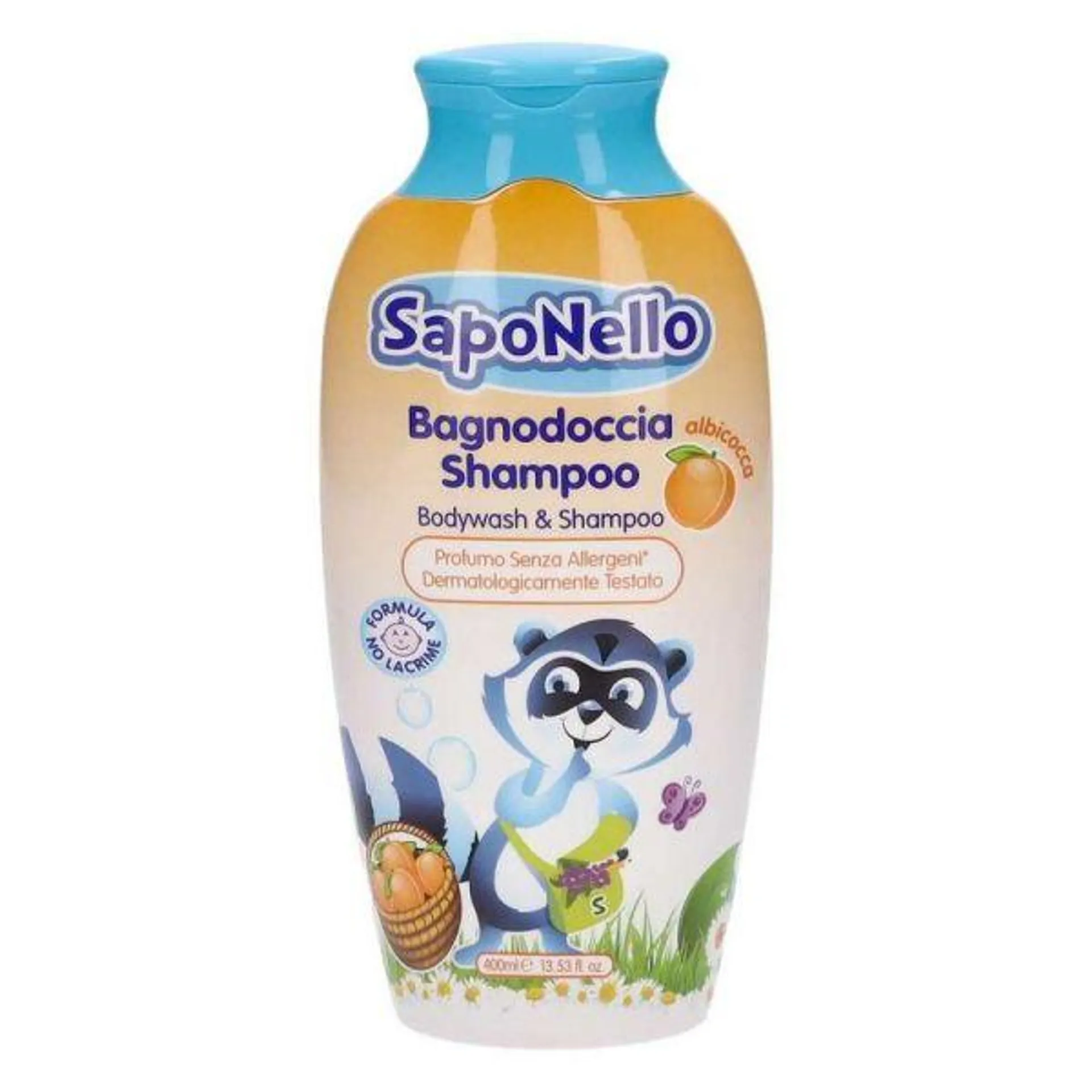 BAGNODOCCIA SHAMPOO SAPONELLO ALBICOCCA