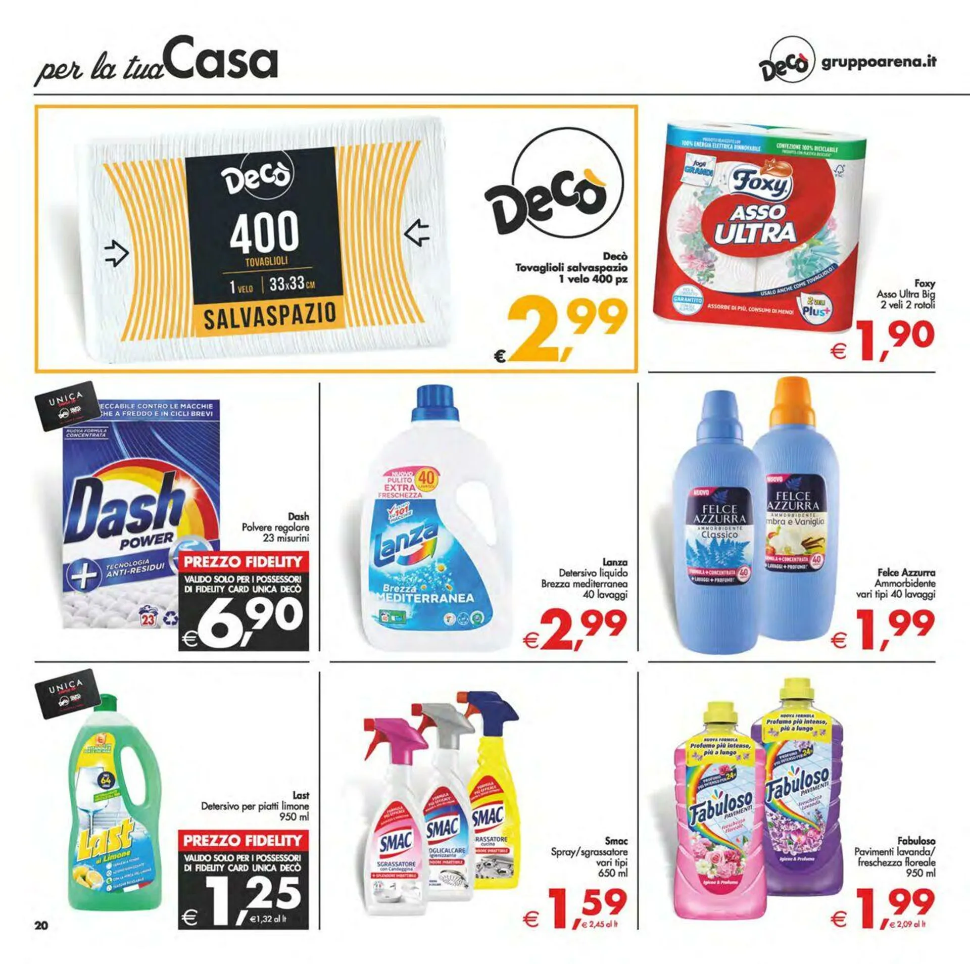 Deco Volantino attuale da 4 luglio a 13 luglio di 2025 - Pagina del volantino 20