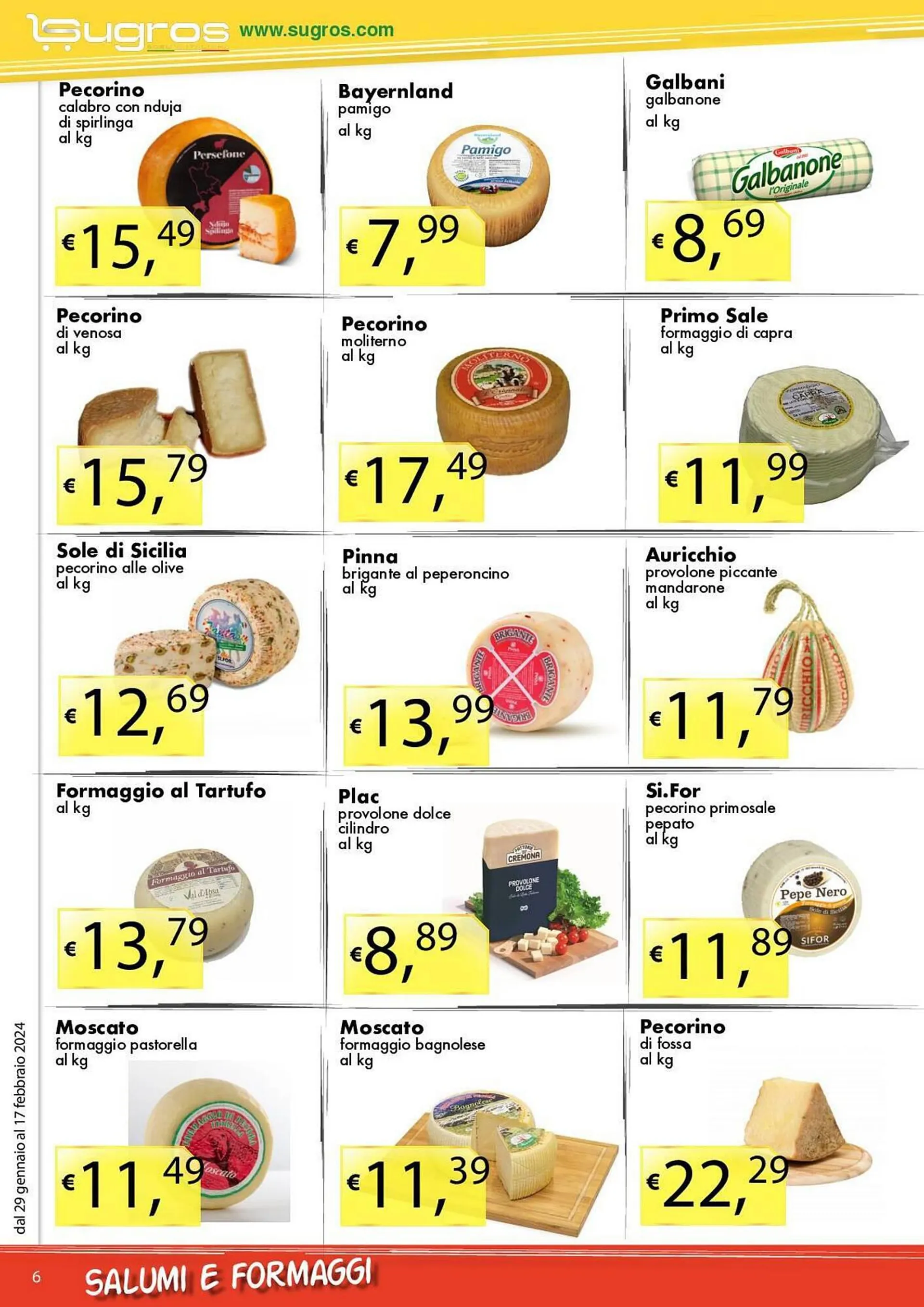 Volantino Sugros da 29 gennaio a 17 febbraio di 2024 - Pagina del volantino 6