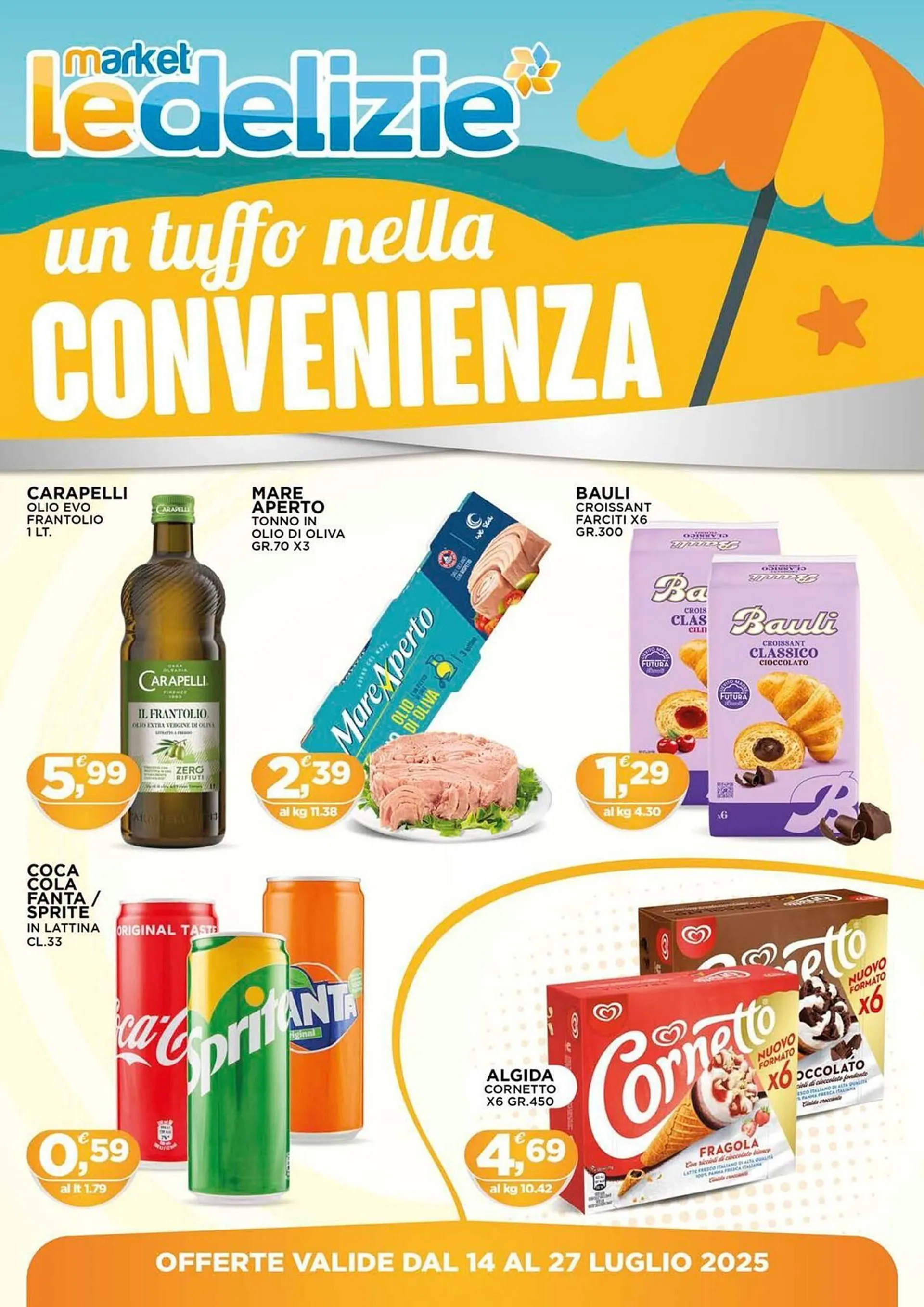 Volantino Le Delizie del Sud da 14 luglio a 27 luglio di 2025 - Pagina del volantino 1