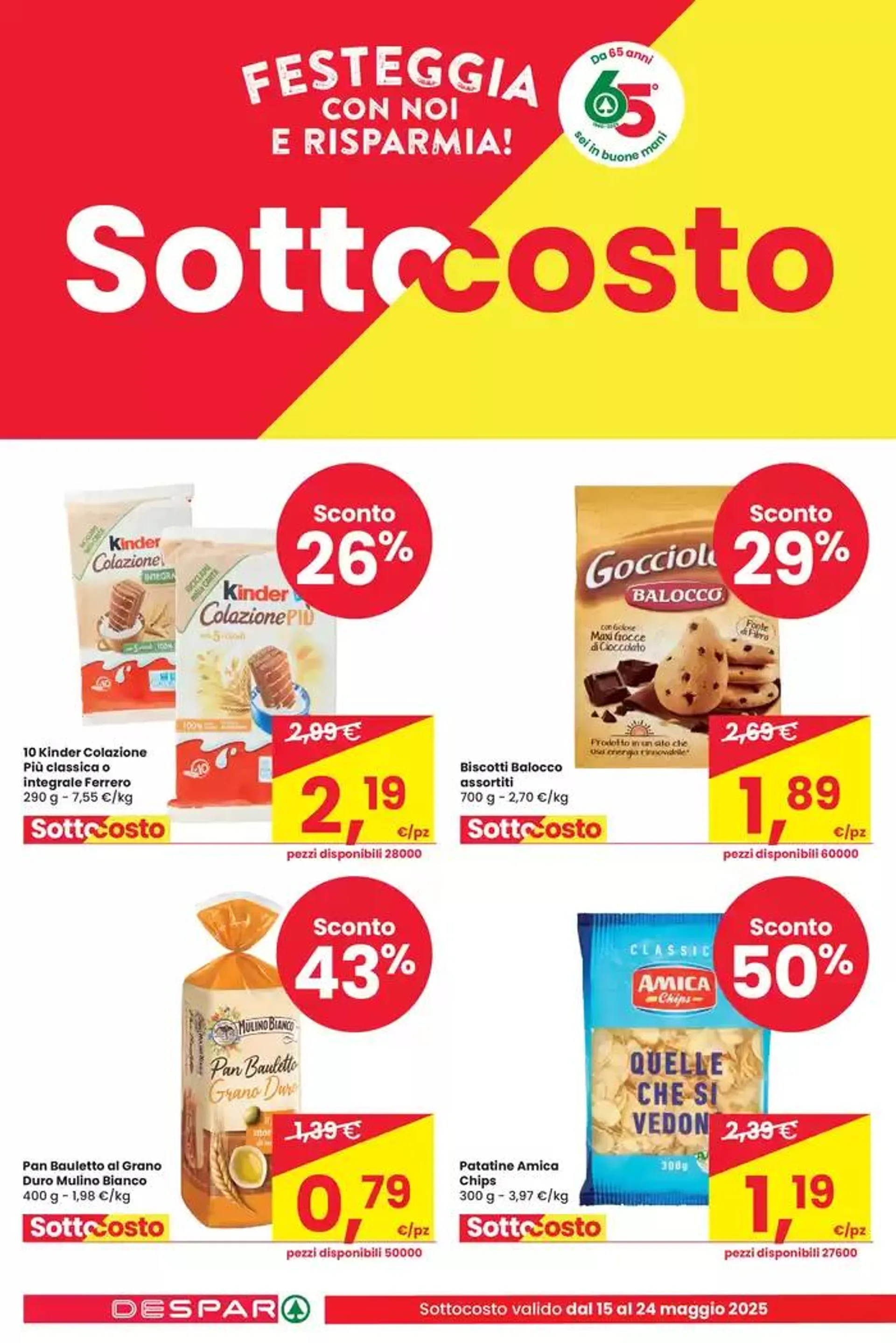 Sottocosto  da 15 maggio a 28 maggio di 2025 - Pagina del volantino 4
