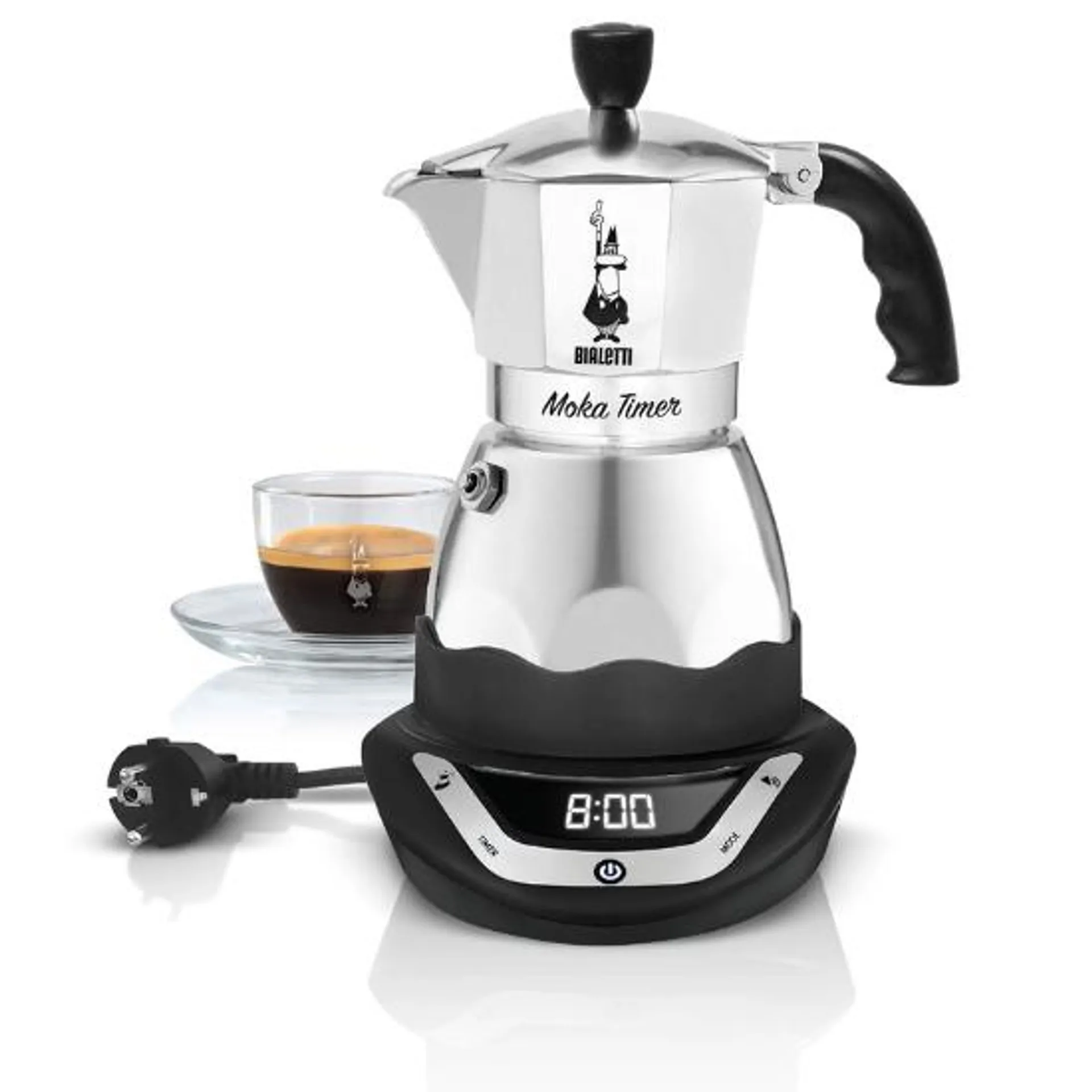 0006092 CAFFETTIERA Elettrica 3Tazze BIALETTI Con Timer