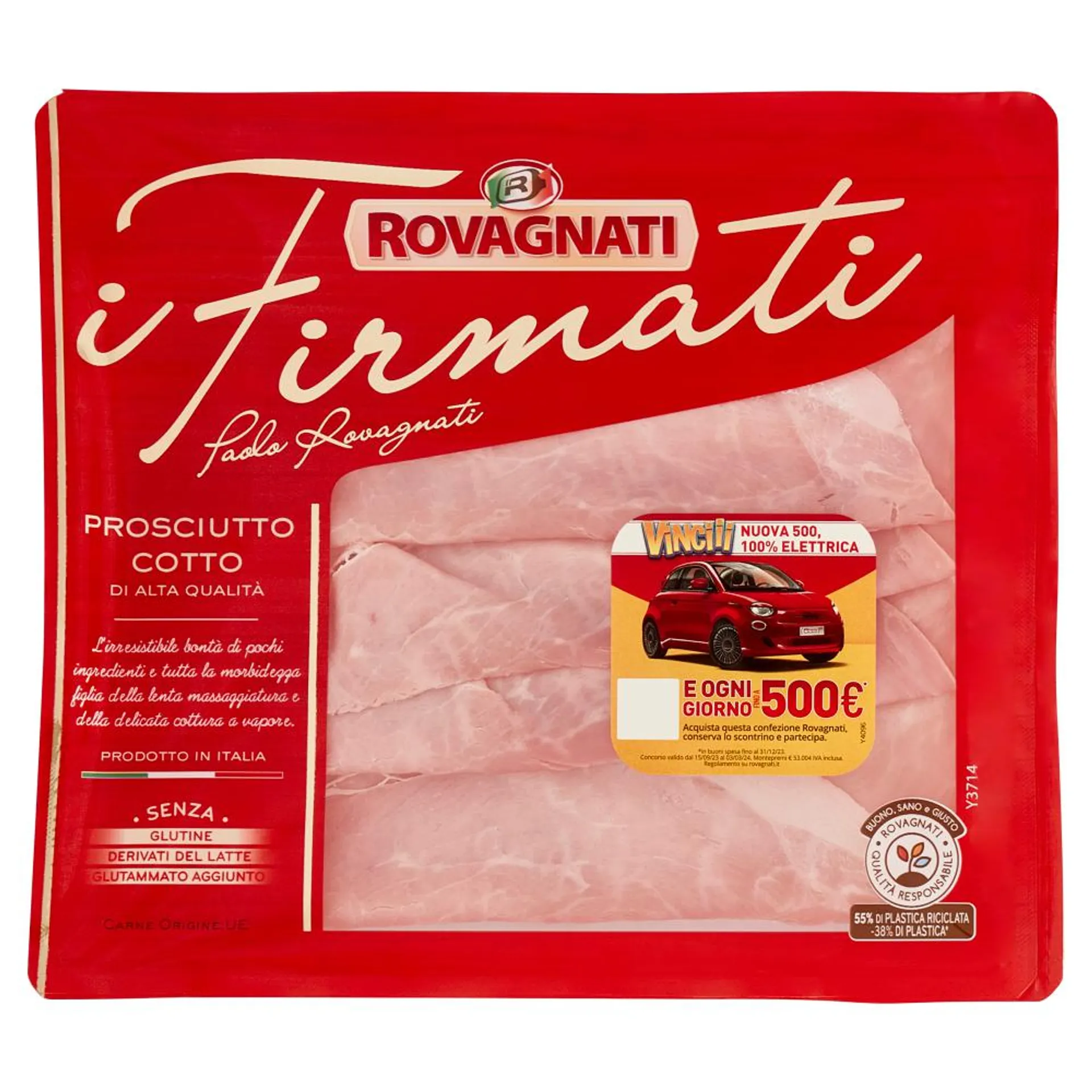 Rovagnati i Firmati Prosciutto Cotto di Alta Qualità 100,0 g