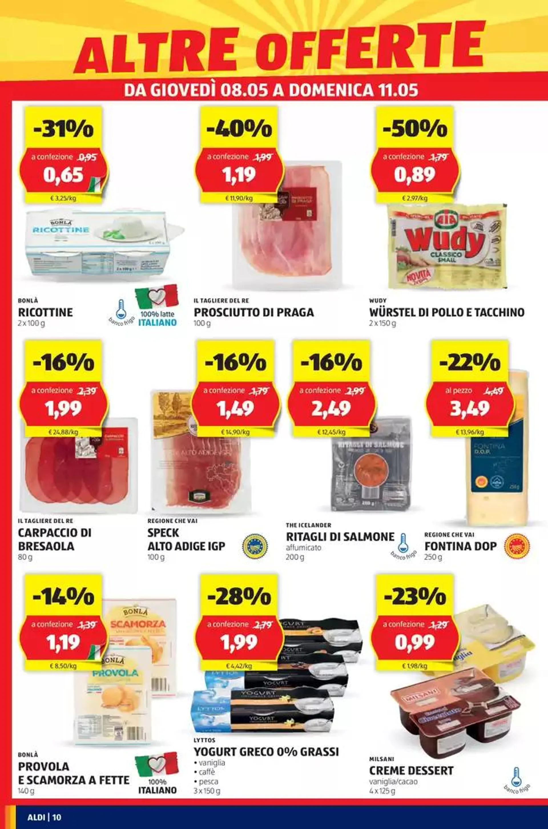 Nuova apertura SOTTOCOSTO da 8 maggio a 17 maggio di 2025 - Pagina del volantino 10