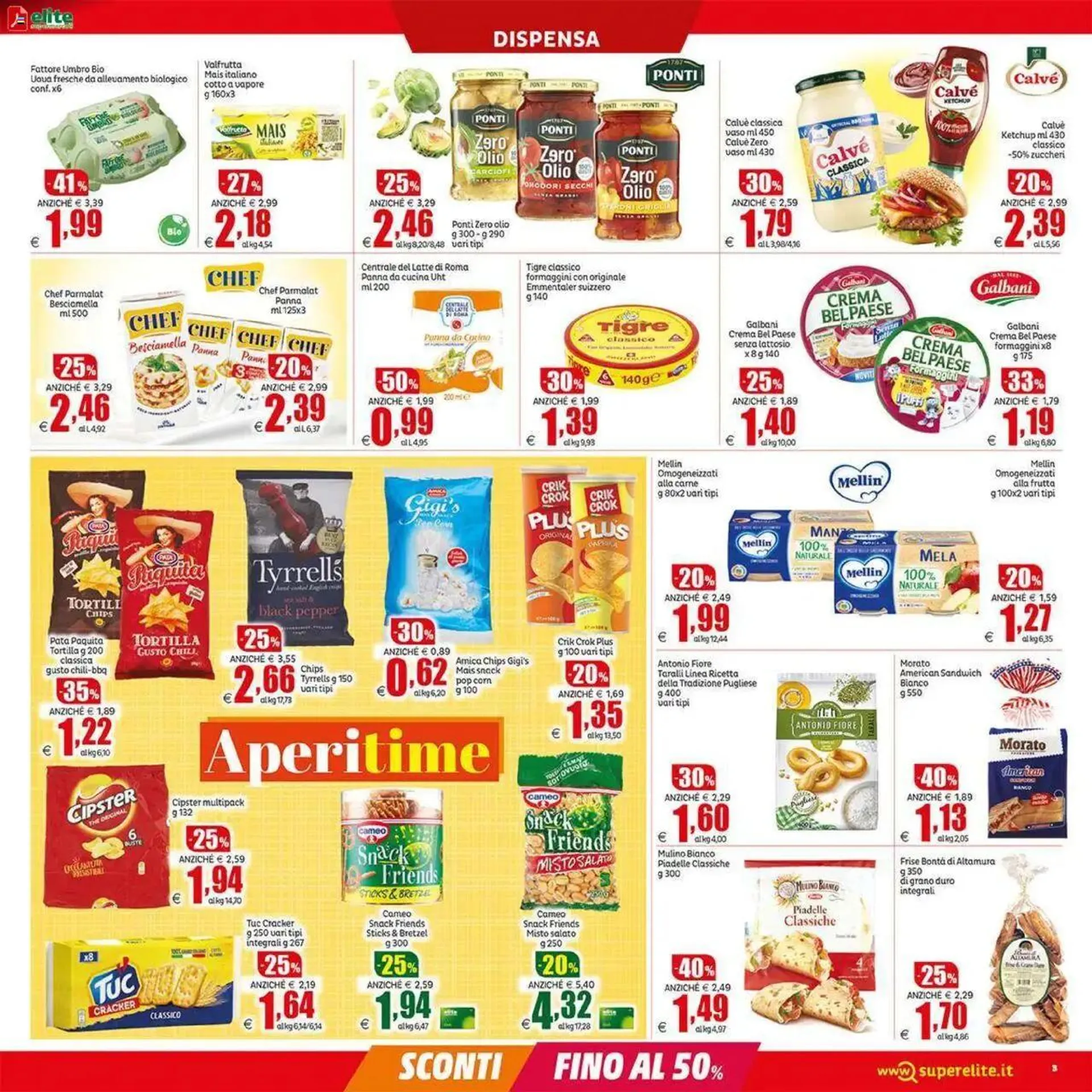 Volantino Elite Supermercati da 26 luglio a 7 agosto di 2024 - Pagina del volantino 3