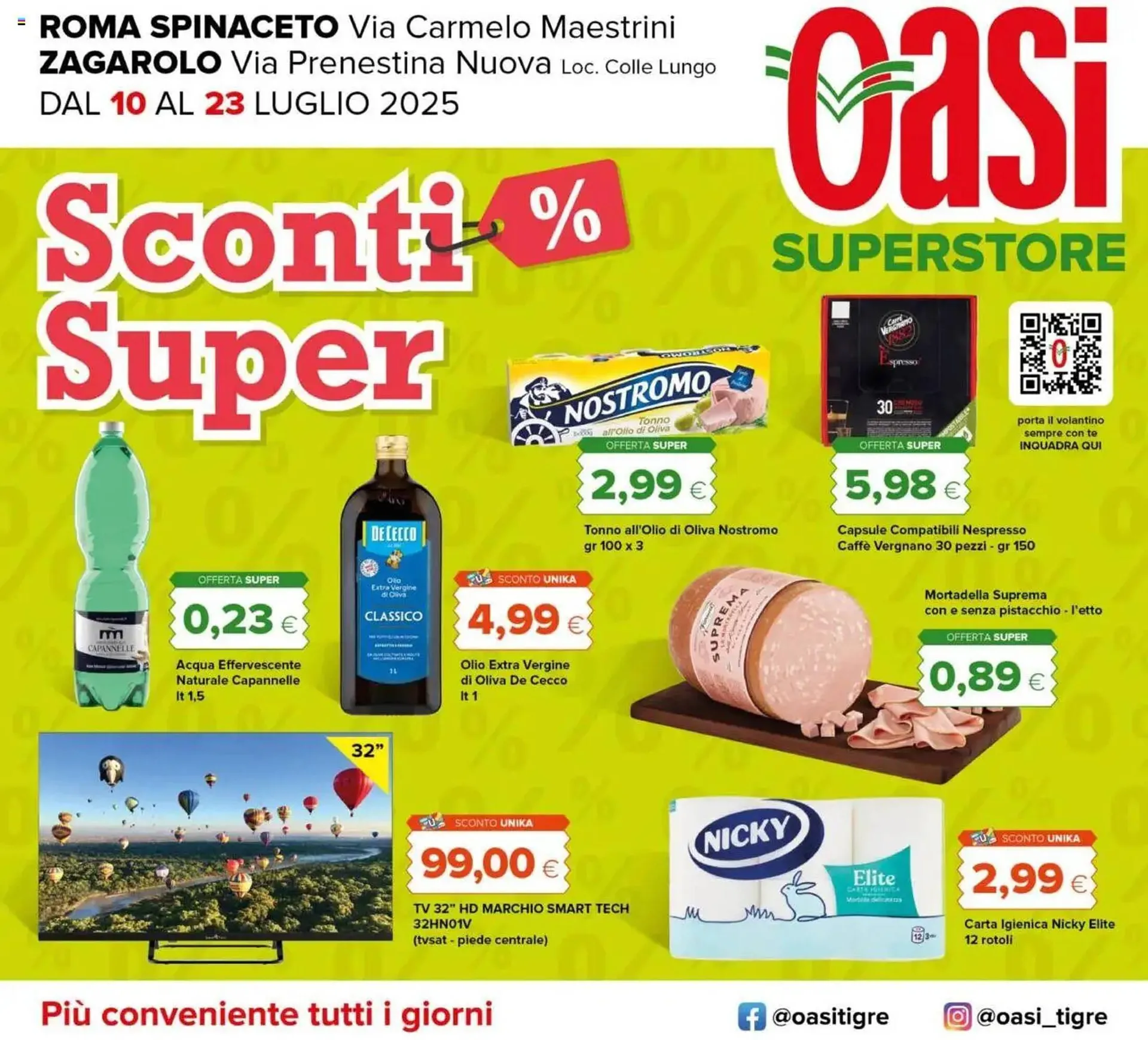 Volantino Oasi da 10 luglio a 23 luglio di 2025 - Pagina del volantino 1