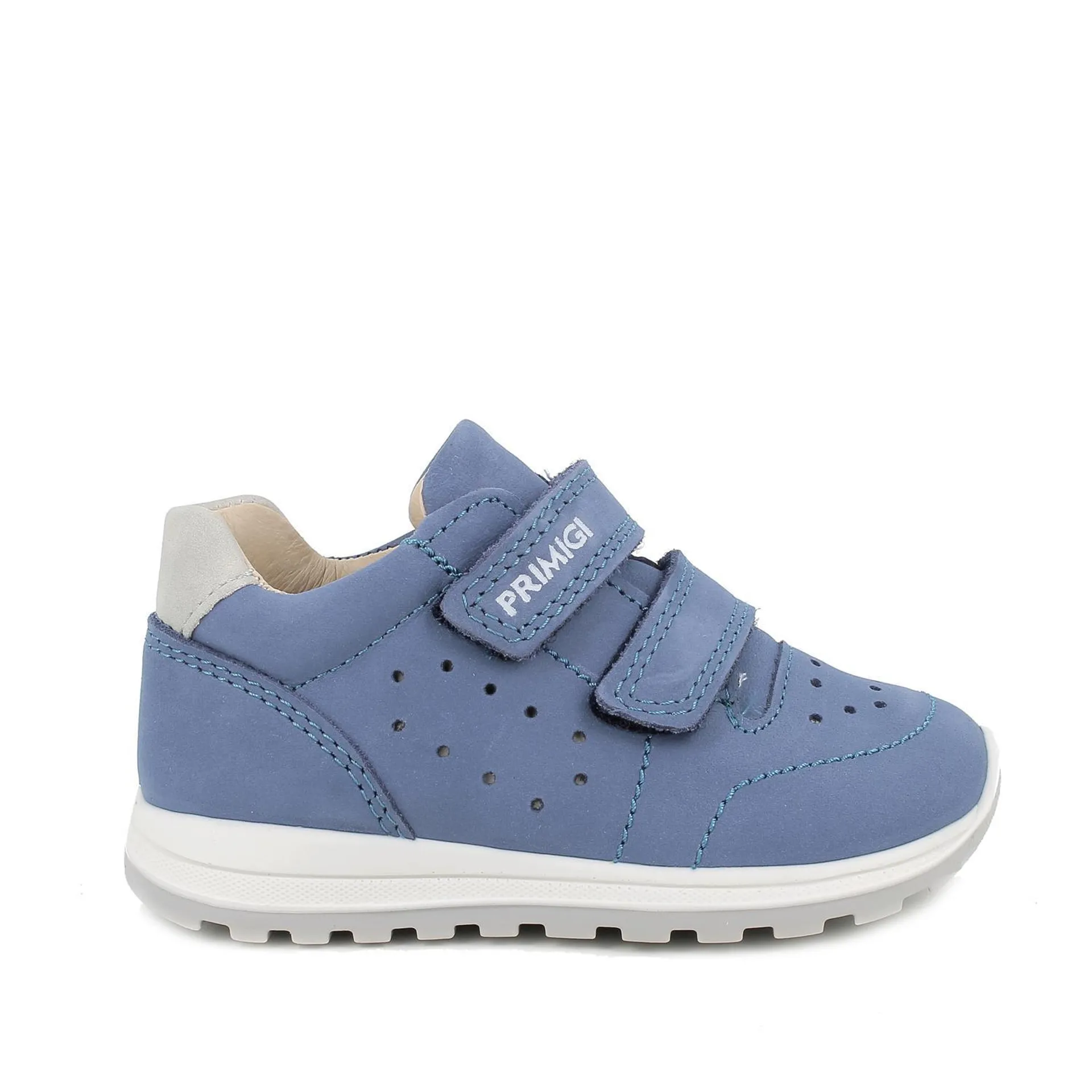 Scarpe in pelle da bambino indaco