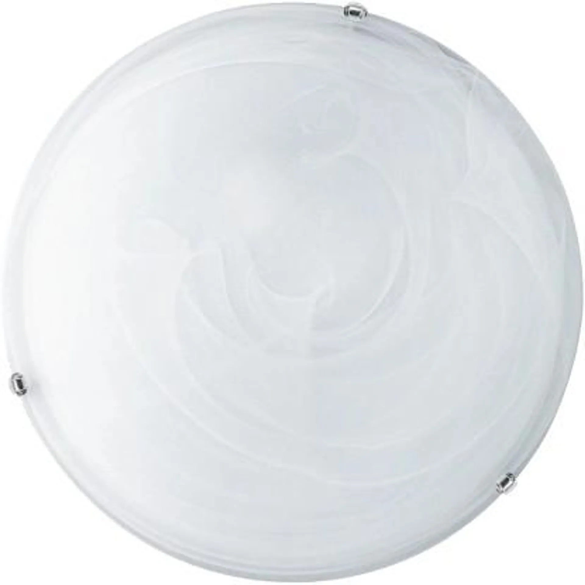 Plafoniera Duna E27 60 W in alabastro bianco Ø 30 cm