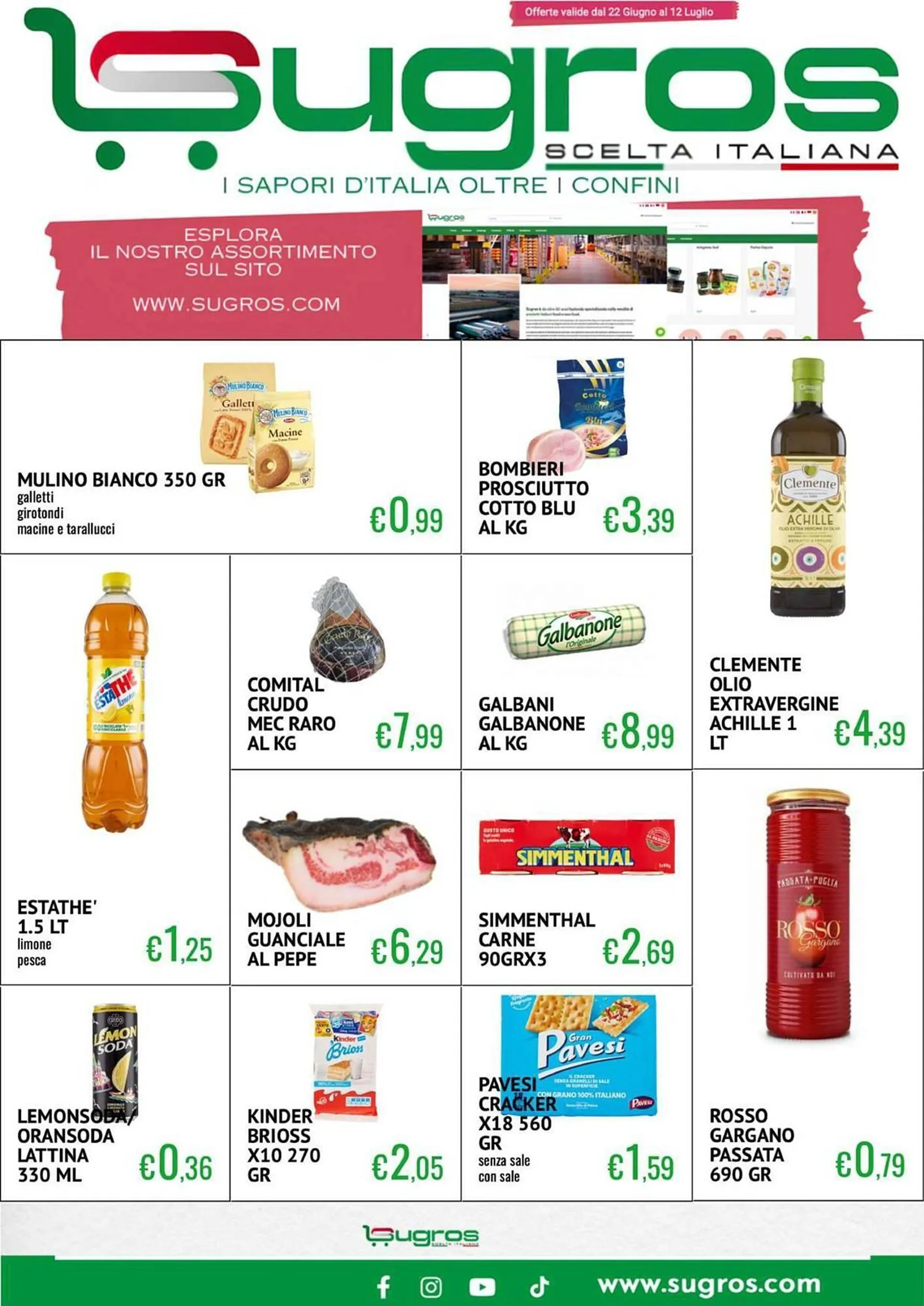 Volantino Sugros da 22 giugno a 12 luglio di 2025 - Pagina del volantino 1