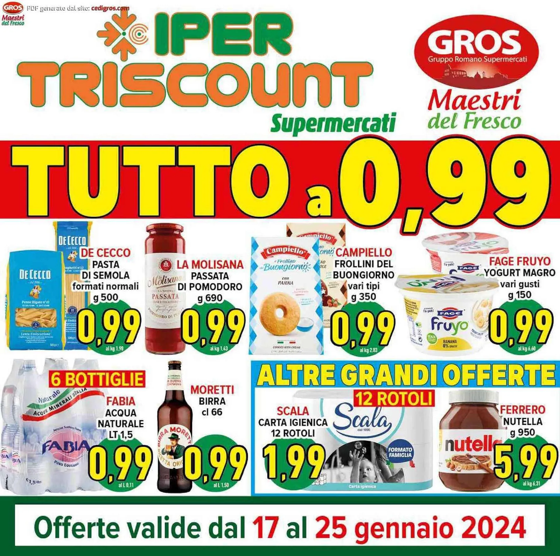 SCALA CARTA CUCINA 4 ROTOLI DECORATI offerta di Coop Superstore