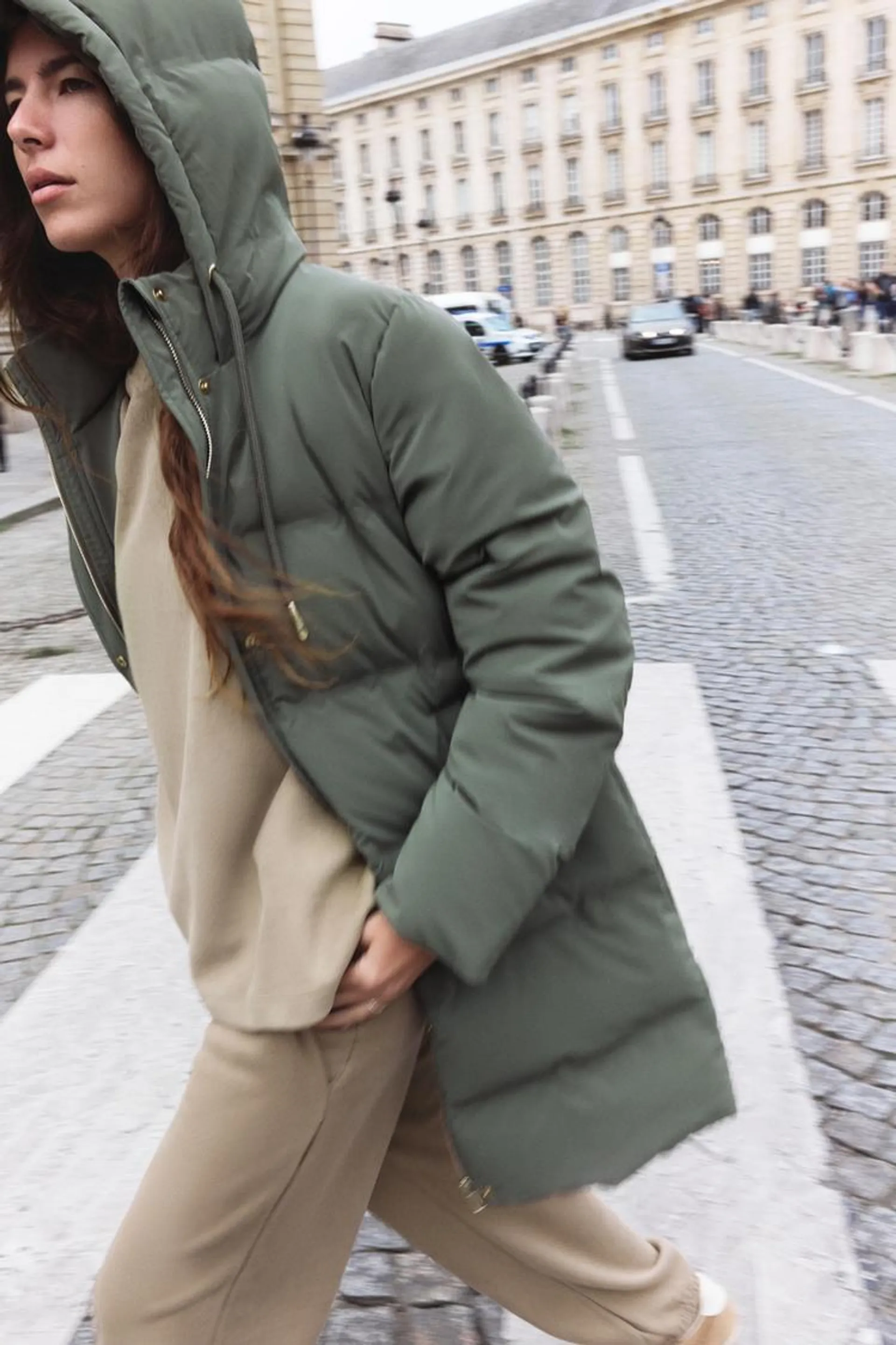 ANORAK IMBOTTITO CAPPUCCIO WINDPROOF