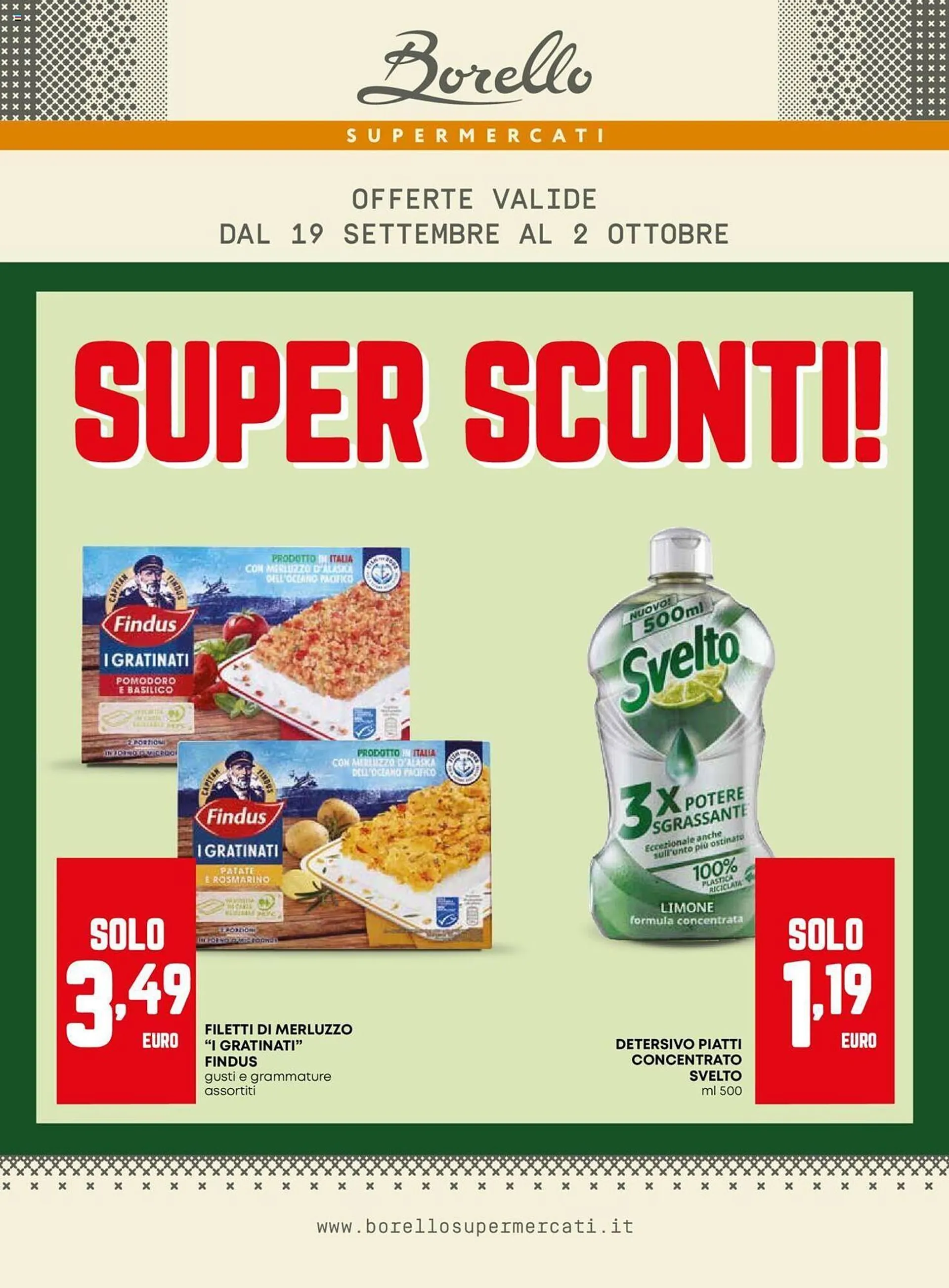 Volantino Borello Supermercati - 1