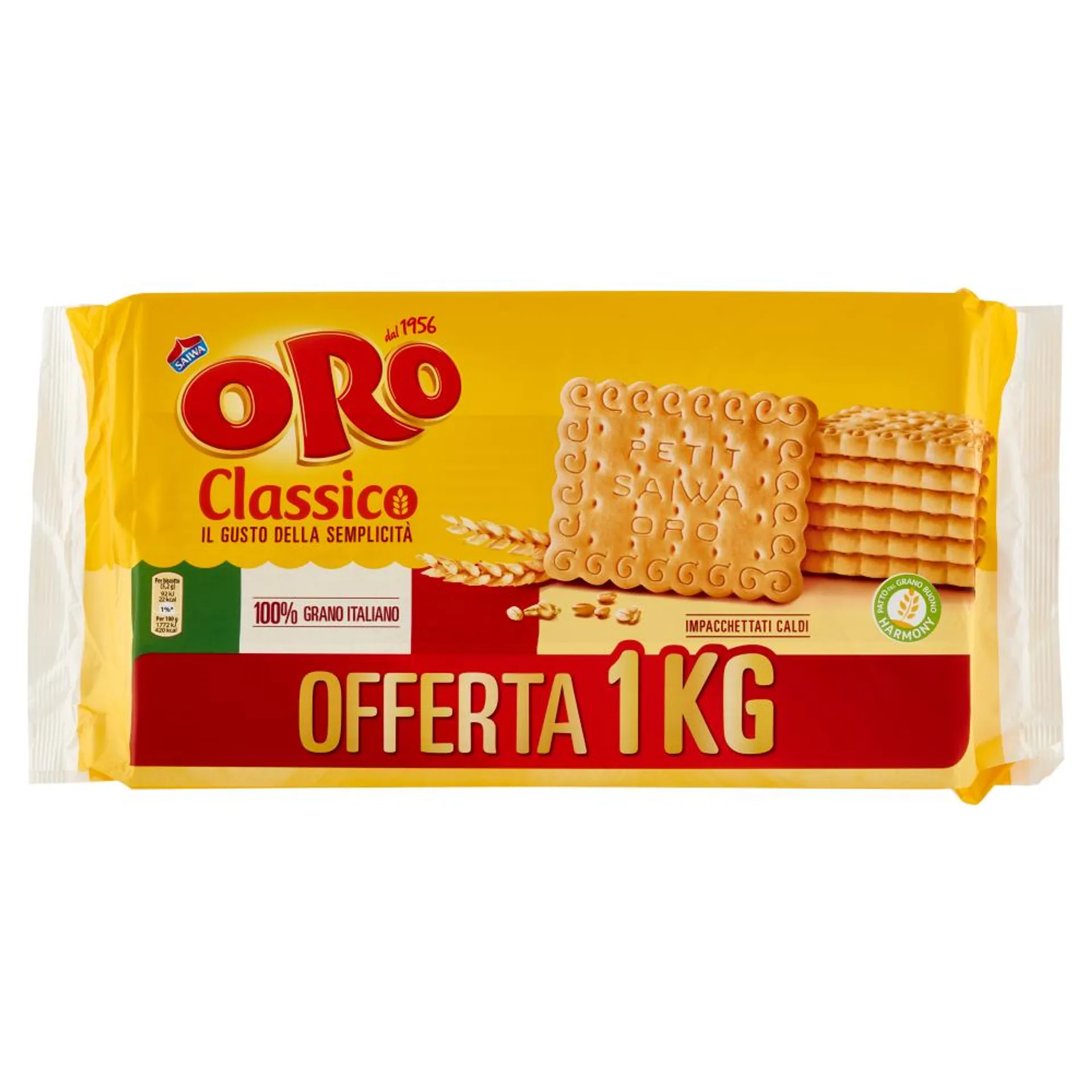 Oro Saiwa biscotti secchi Classici - 1 Kg