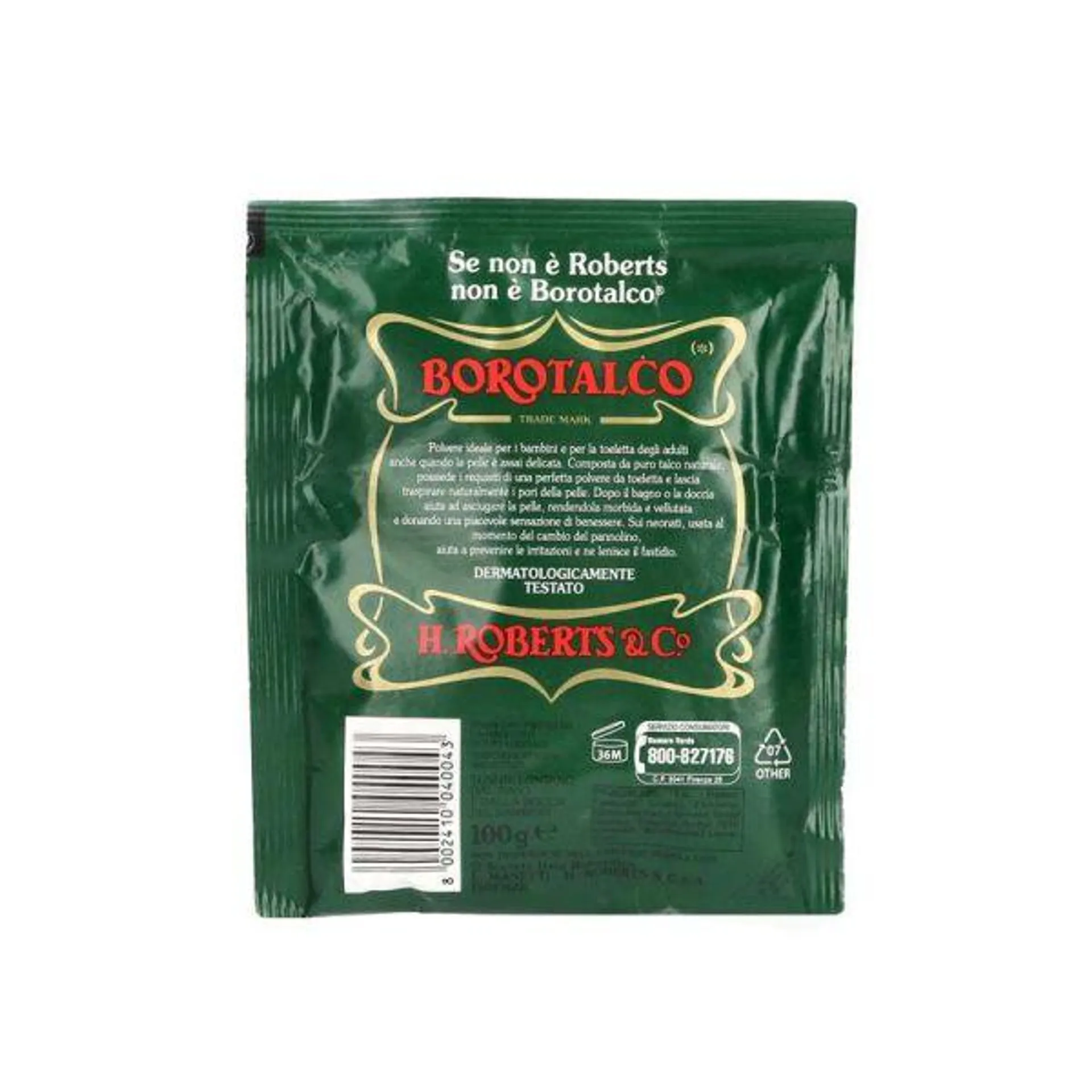 BOROTALCO ROBERTS BUSTA 100GR