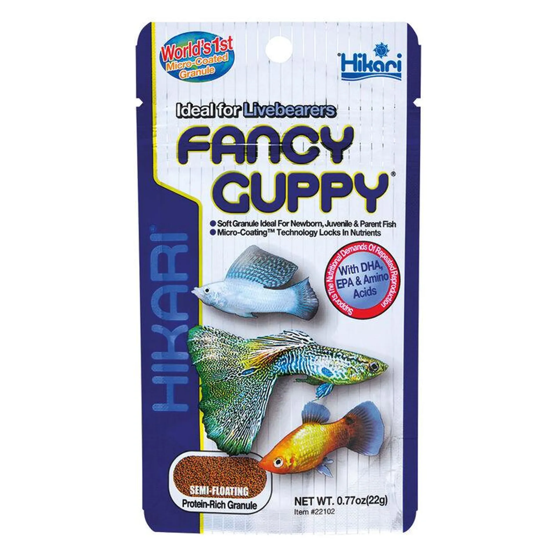 Hikari Tropical Fancy Per Guppy 22 gr