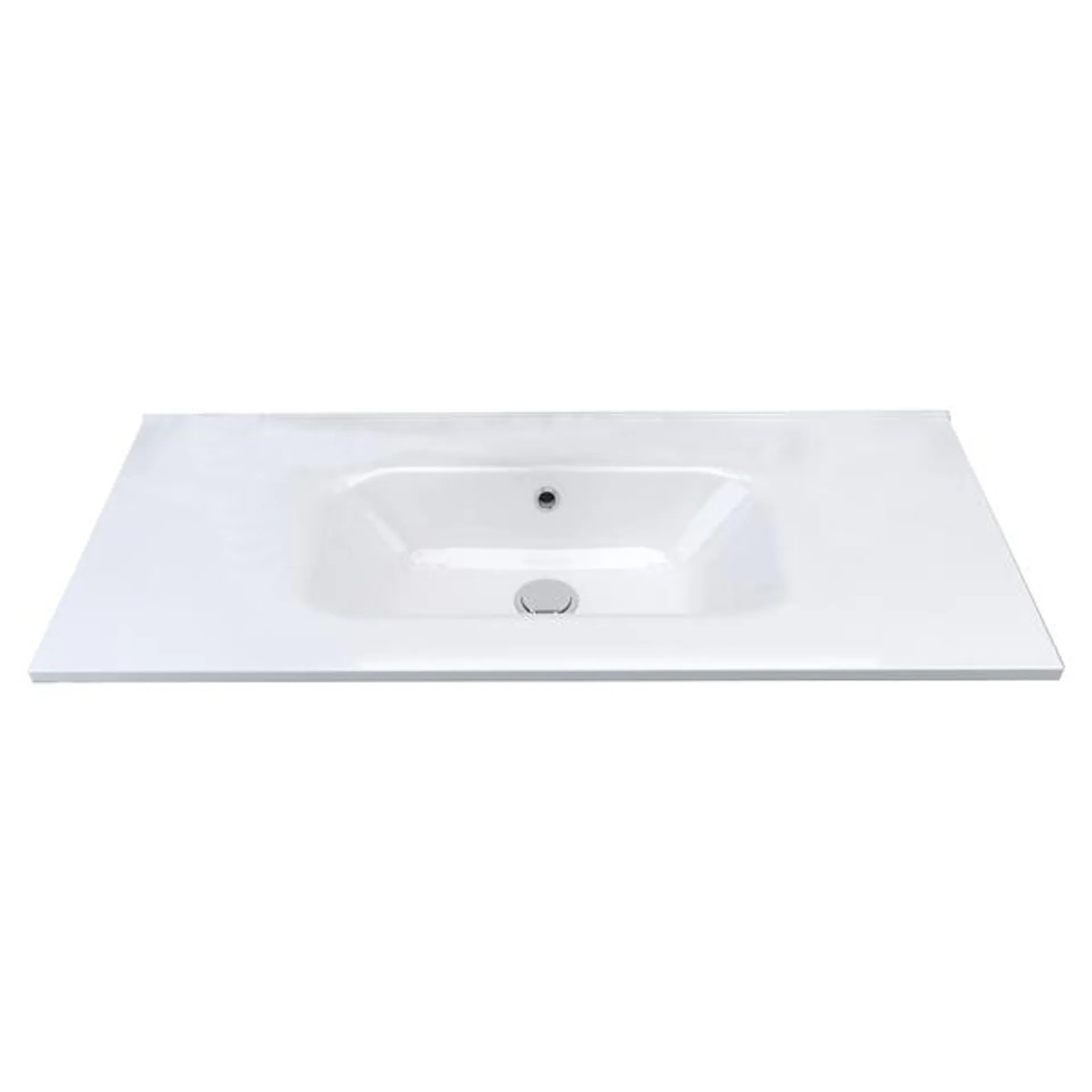 Lavabo incasso venus gold una vasca in ceramica bianco 101x2x46 cm (lxhxp)