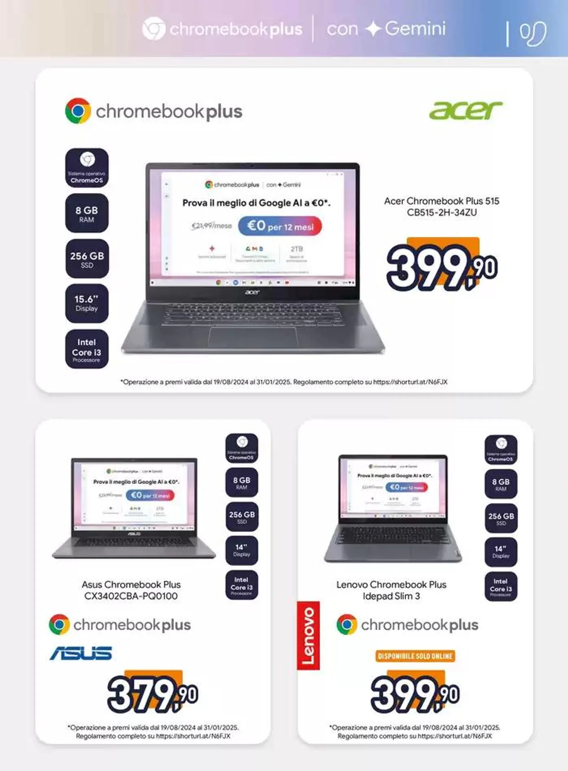 Speciale Chromebook da Unieuro! da 14 ottobre a 28 ottobre di 2024 - Pagina del volantino 3