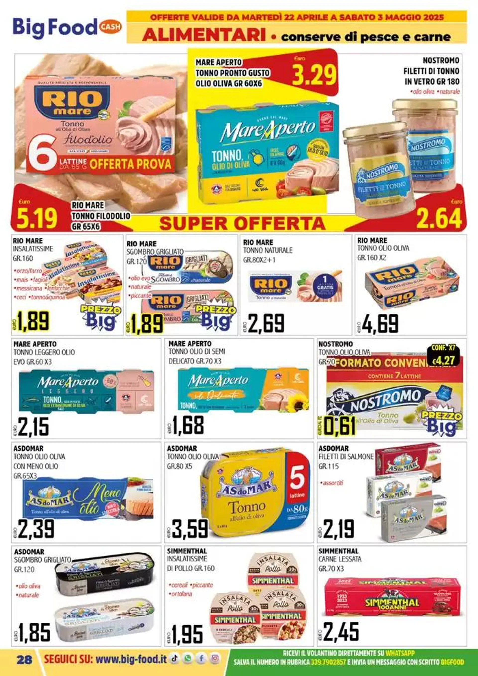 Mega Offerte  da 22 aprile a 3 maggio di 2025 - Pagina del volantino 28