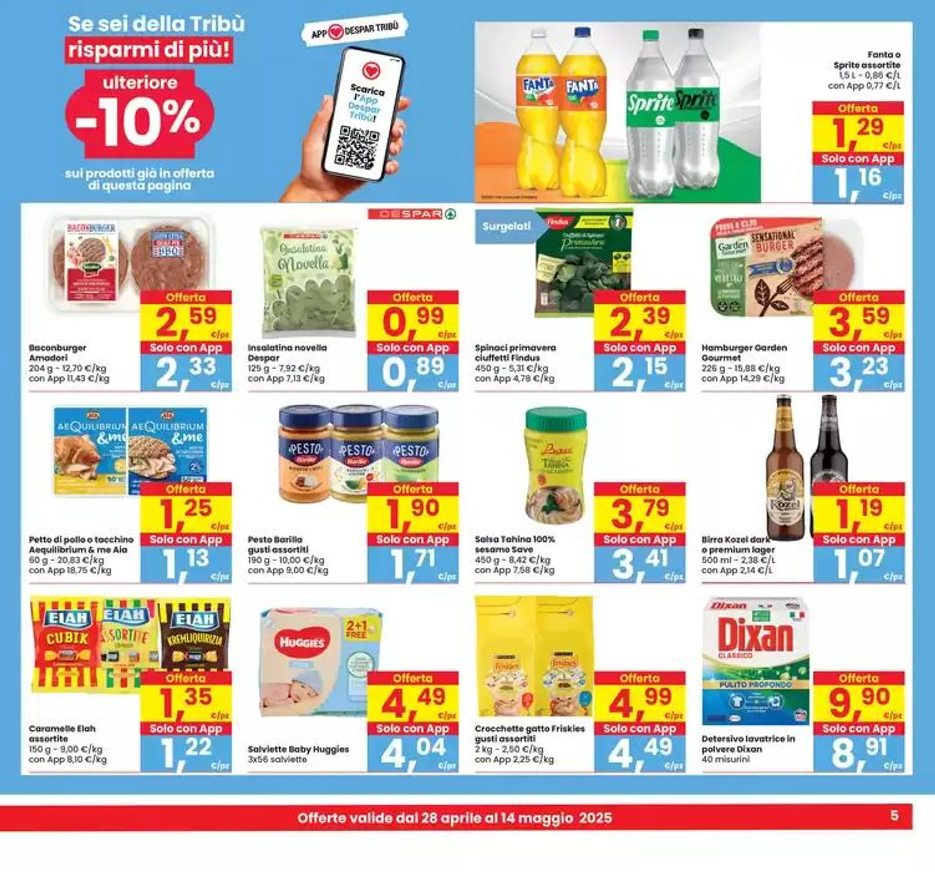  SCONTI FINO AL 40% da 28 aprile a 14 maggio di 2025 - Pagina del volantino 5