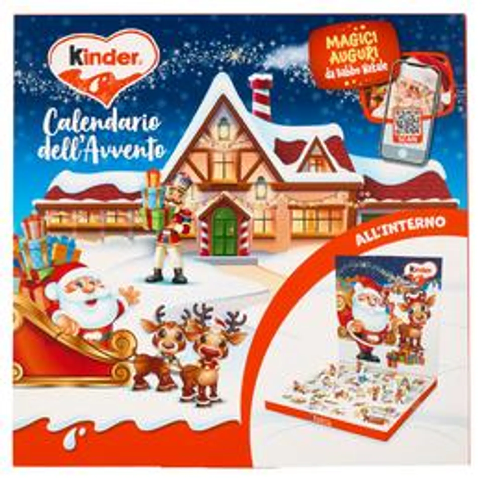 Kinder Calendario dell'Avvento 24 pezzi 123 g