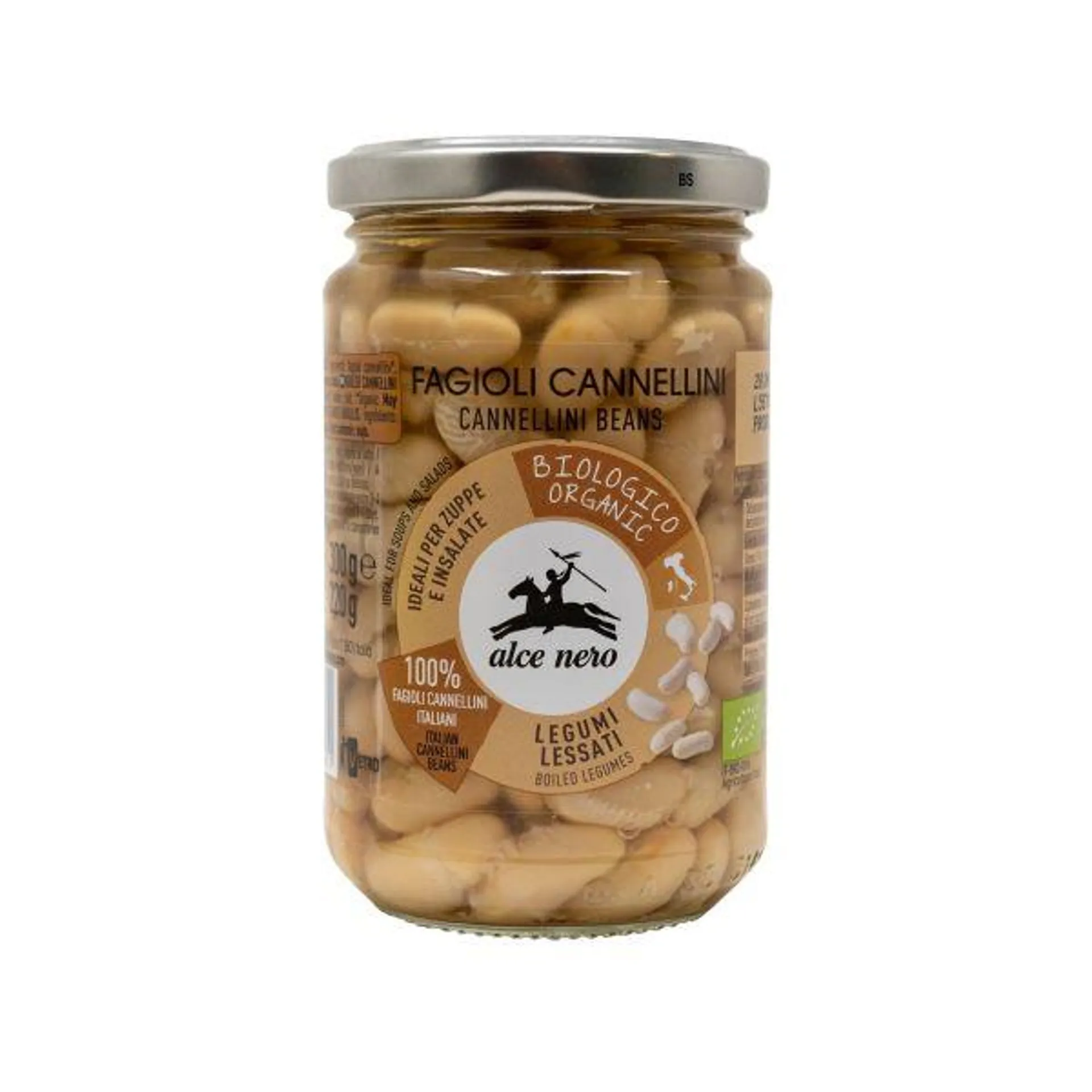 Fagioli Cannellini Lessati alce Nero 300 G