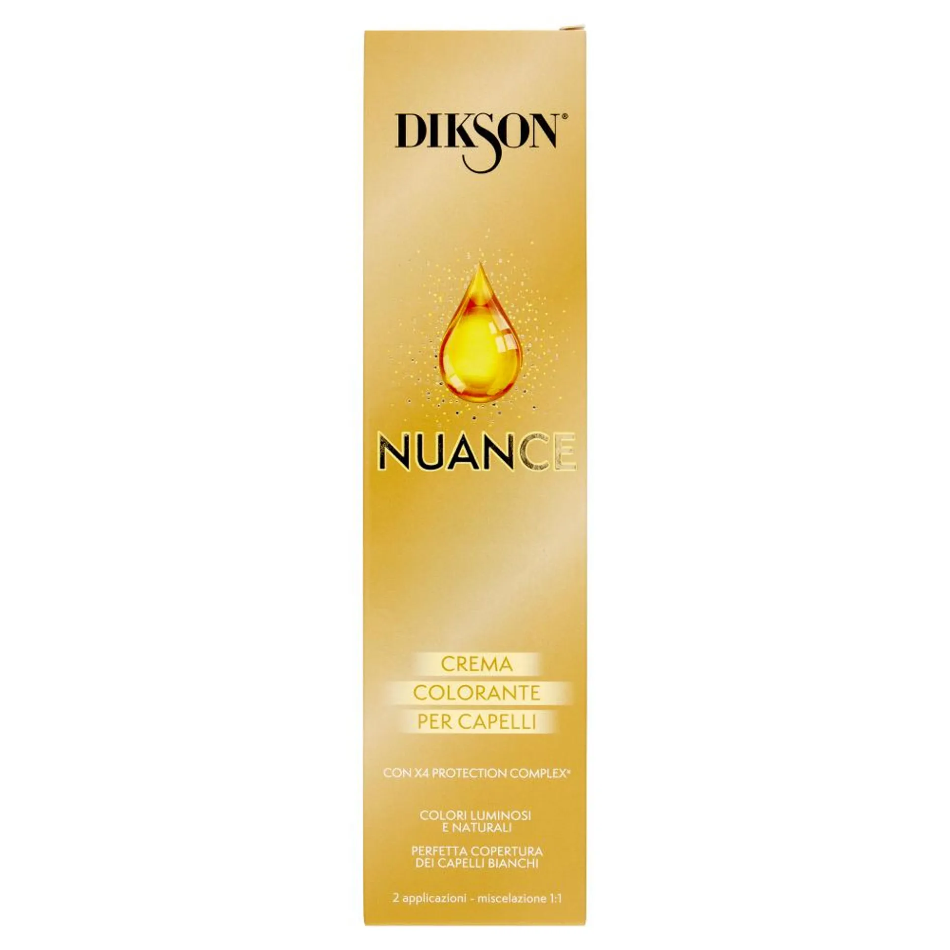 Dikson Nuance Crema Colorante per Capelli 4N - 4.0 Castano 100 ml