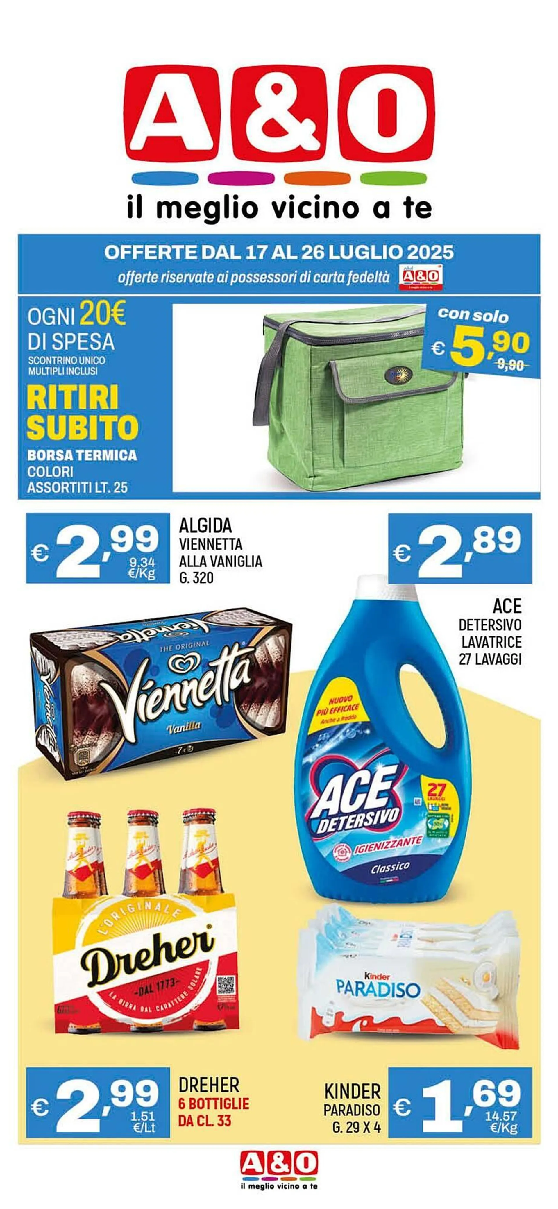 Volantino A&O da 17 luglio a 26 luglio di 2025 - Pagina del volantino 1