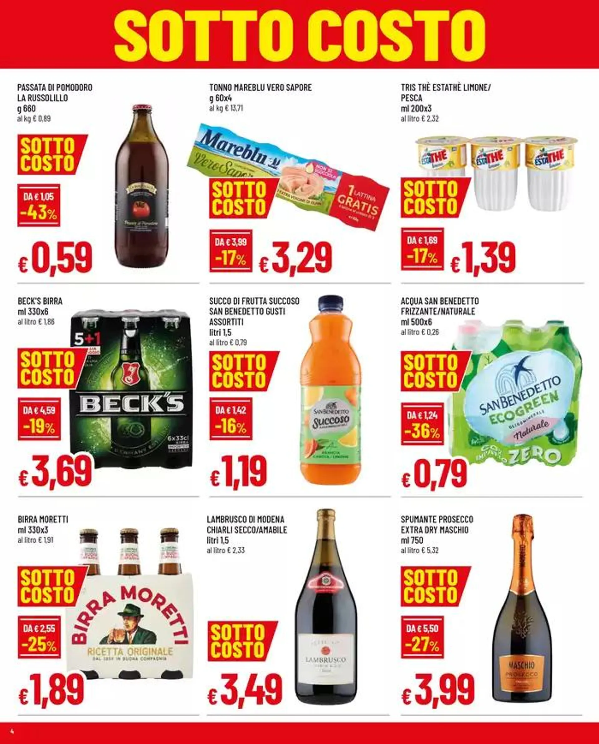 Sottocosto da 2 maggio a 11 maggio di 2025 - Pagina del volantino 4
