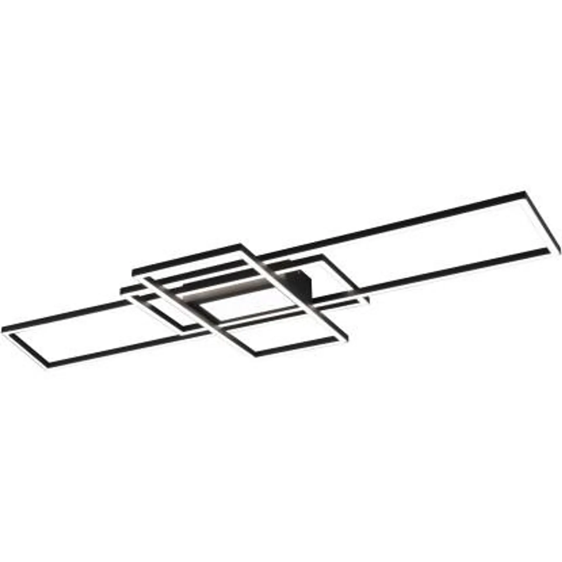 Plafoniera LED Irvine 7100 lm CCT 105x6x42 cm antracite