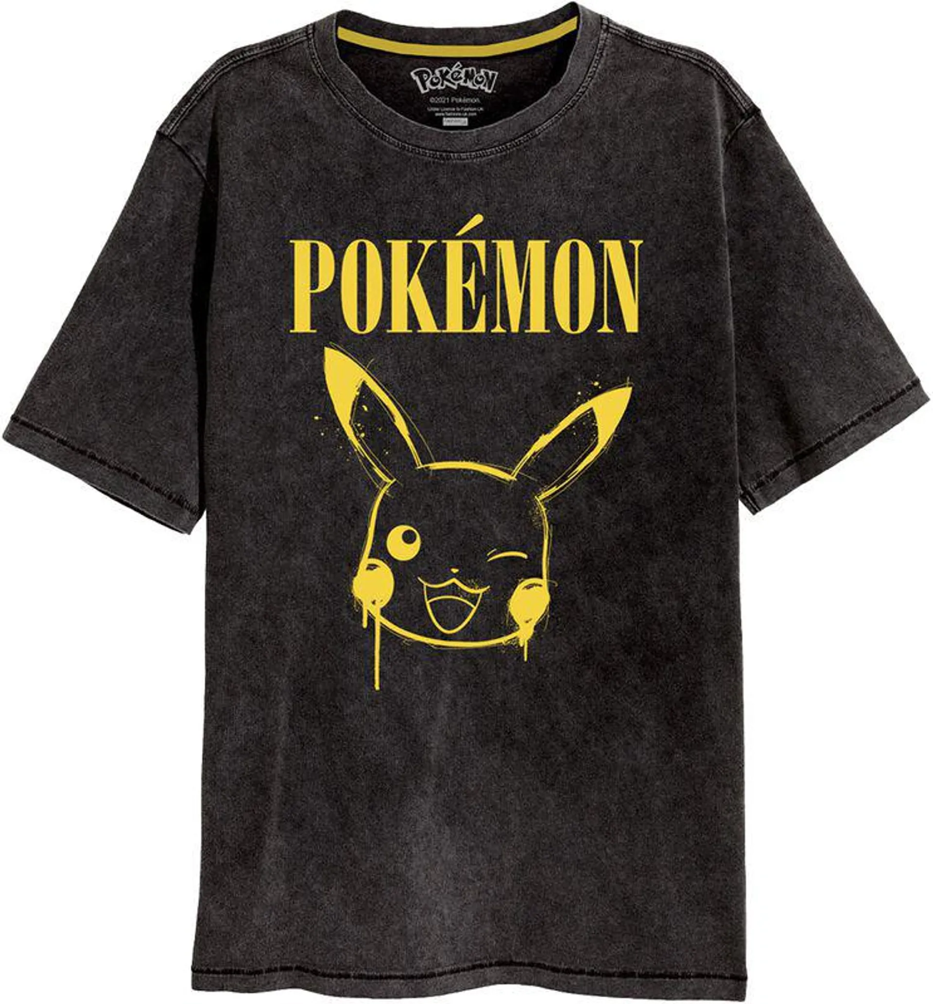 Pikachu graffiti | T-Shirt | nero | Pokémon