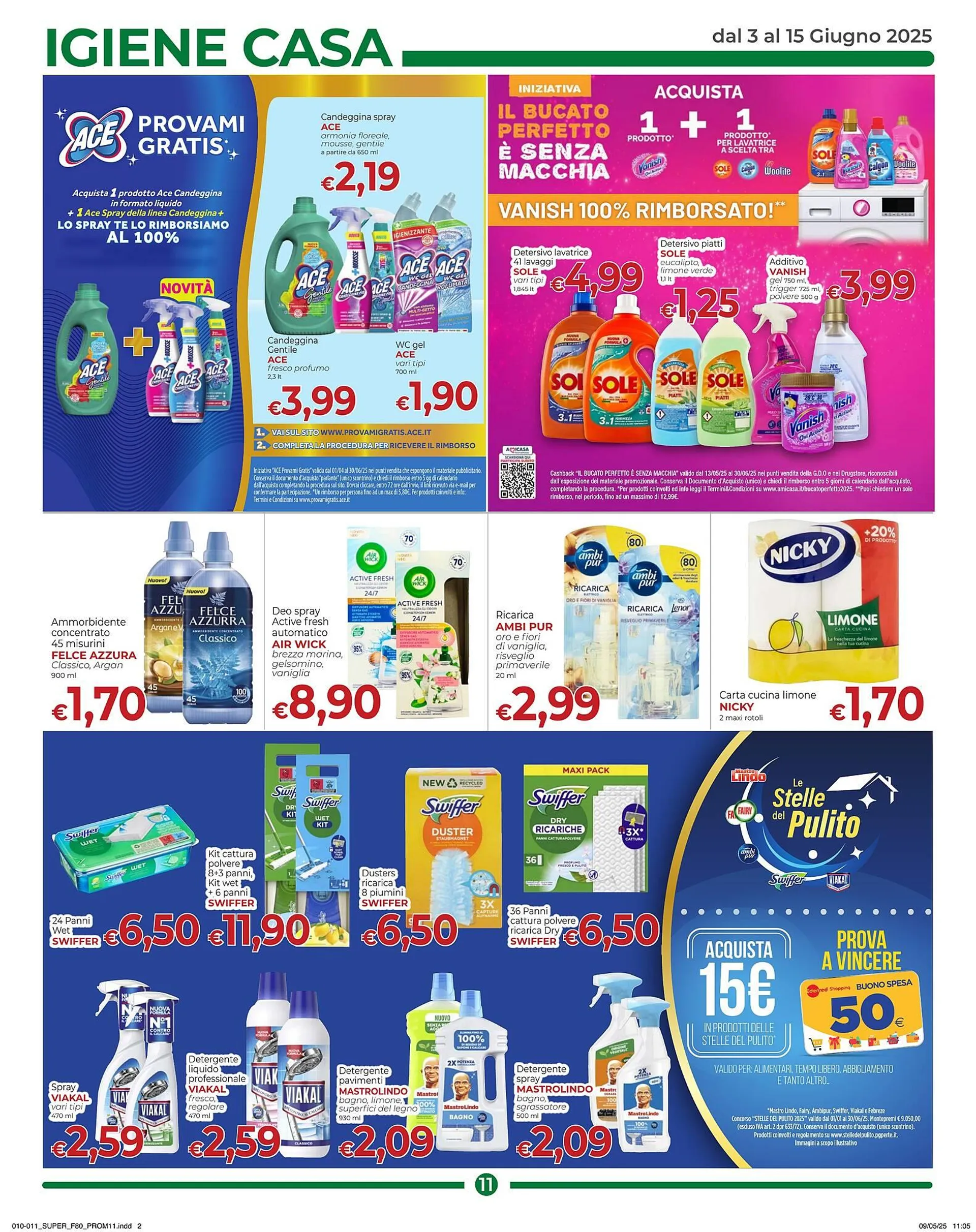 Volantino Supermercati Nonna Isa da 3 giugno a 15 giugno di 2025 - Pagina del volantino 11