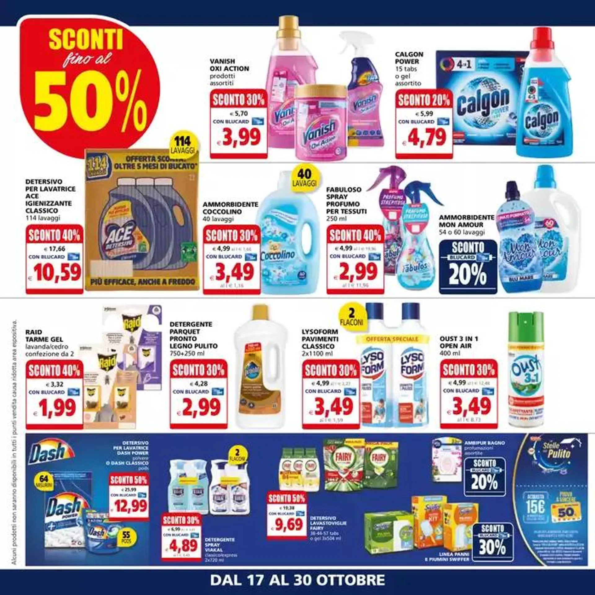 Grandi Marche Sconti fino al 50% da 17 ottobre a 30 ottobre di 2024 - Pagina del volantino 14