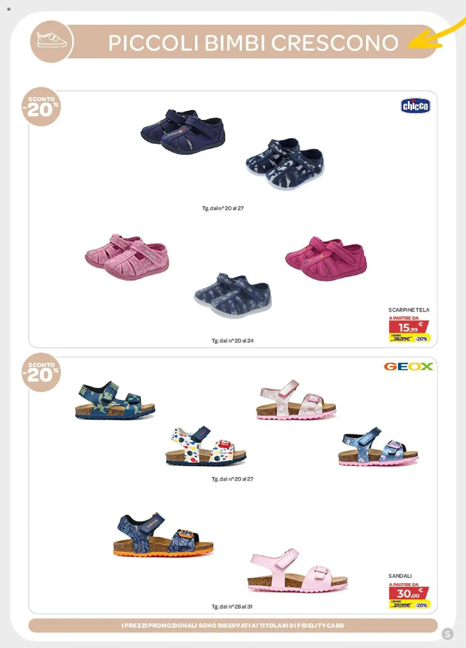Volantino Bimbo Store da 30 aprile a 28 maggio di 2025 - Pagina del volantino 5