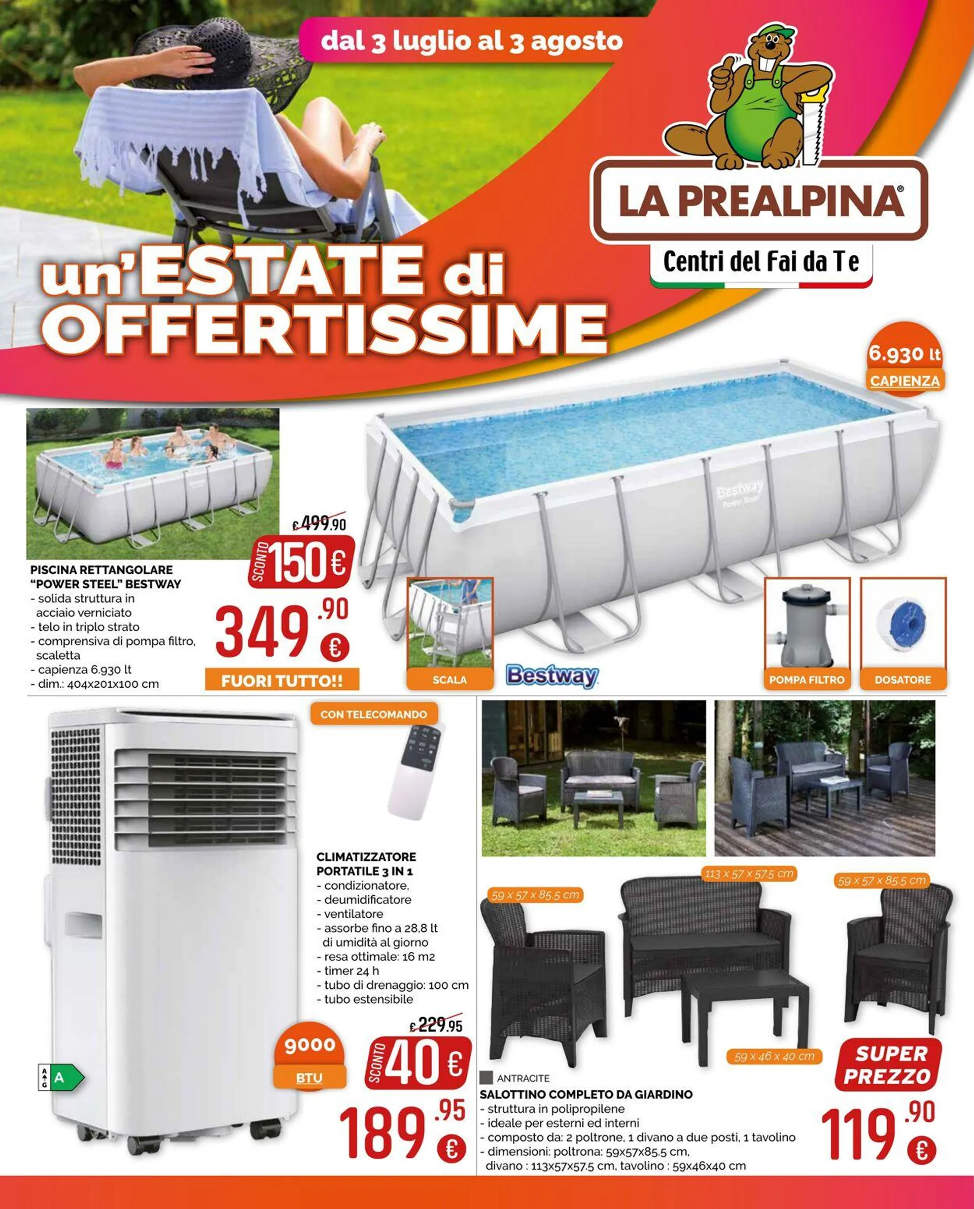 La Prealpina Volantino attuale da 3 luglio a 17 luglio di 2025 - Pagina del volantino 1